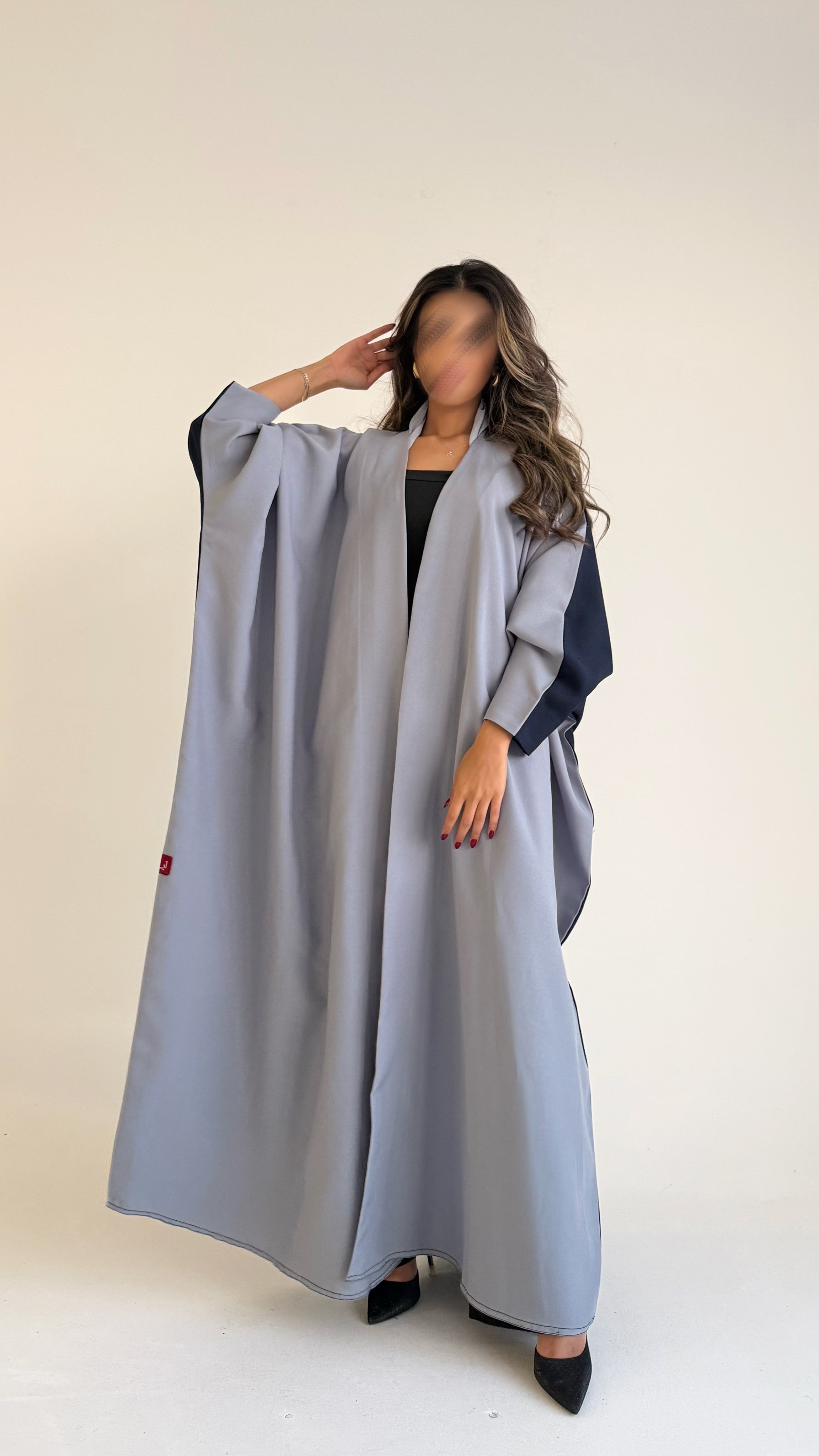 MWT536 - عباية سماوي وأزرق - Aya