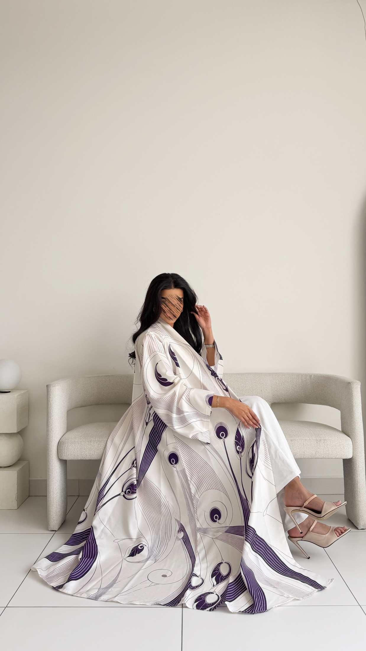 MWT1146 - عباية طباعة | Printed Abaya - Aya