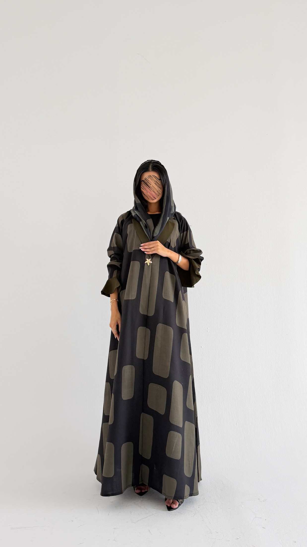 MWT1521 عباية طباعة | Printed Abaya