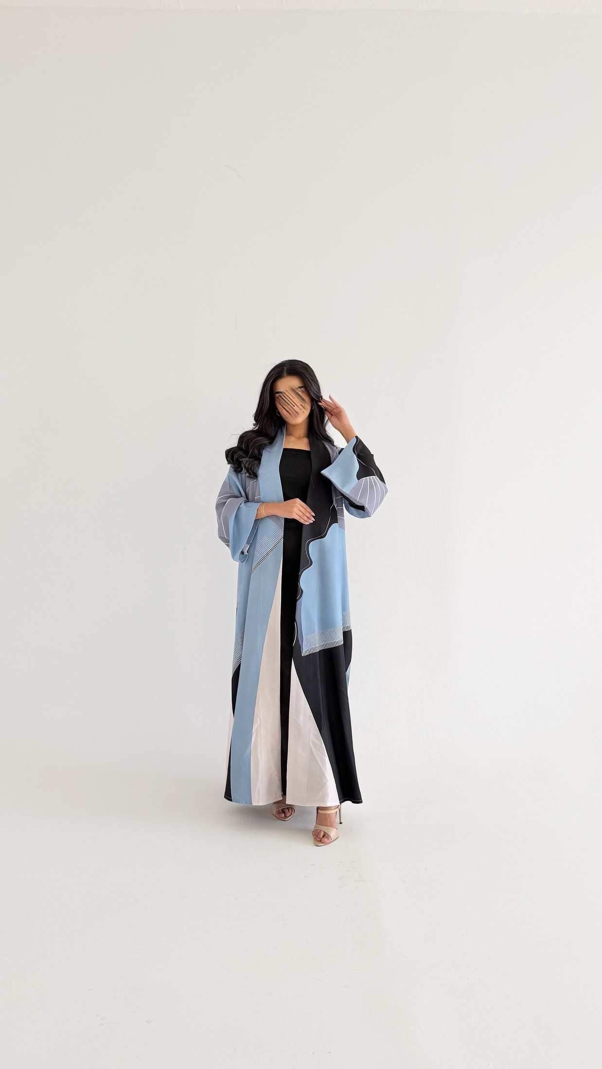 MWT1141 - عباية طباعة | Printed Abaya - Aya