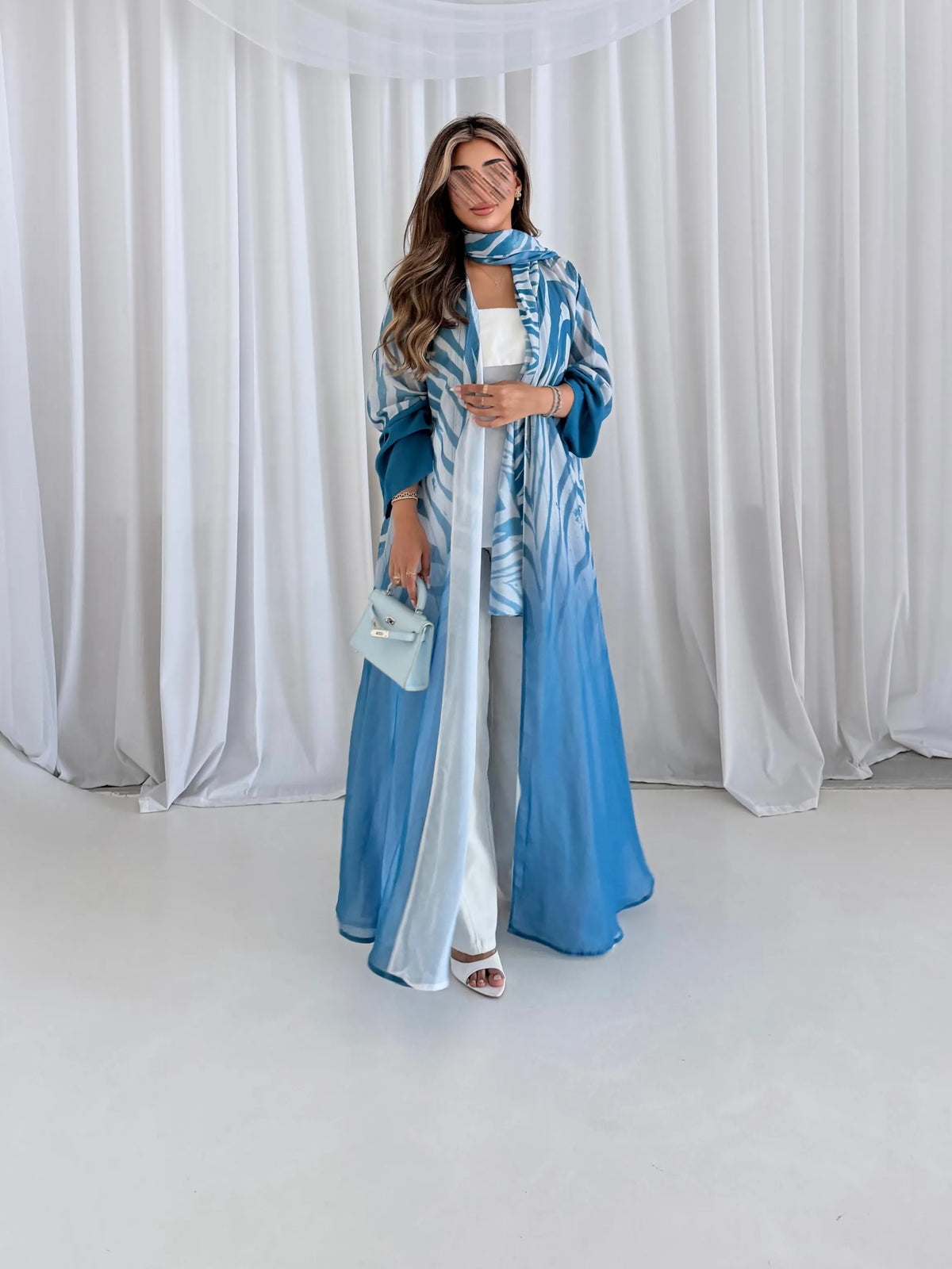 MWT5208 - عبايه طباعه شيفون - Aya