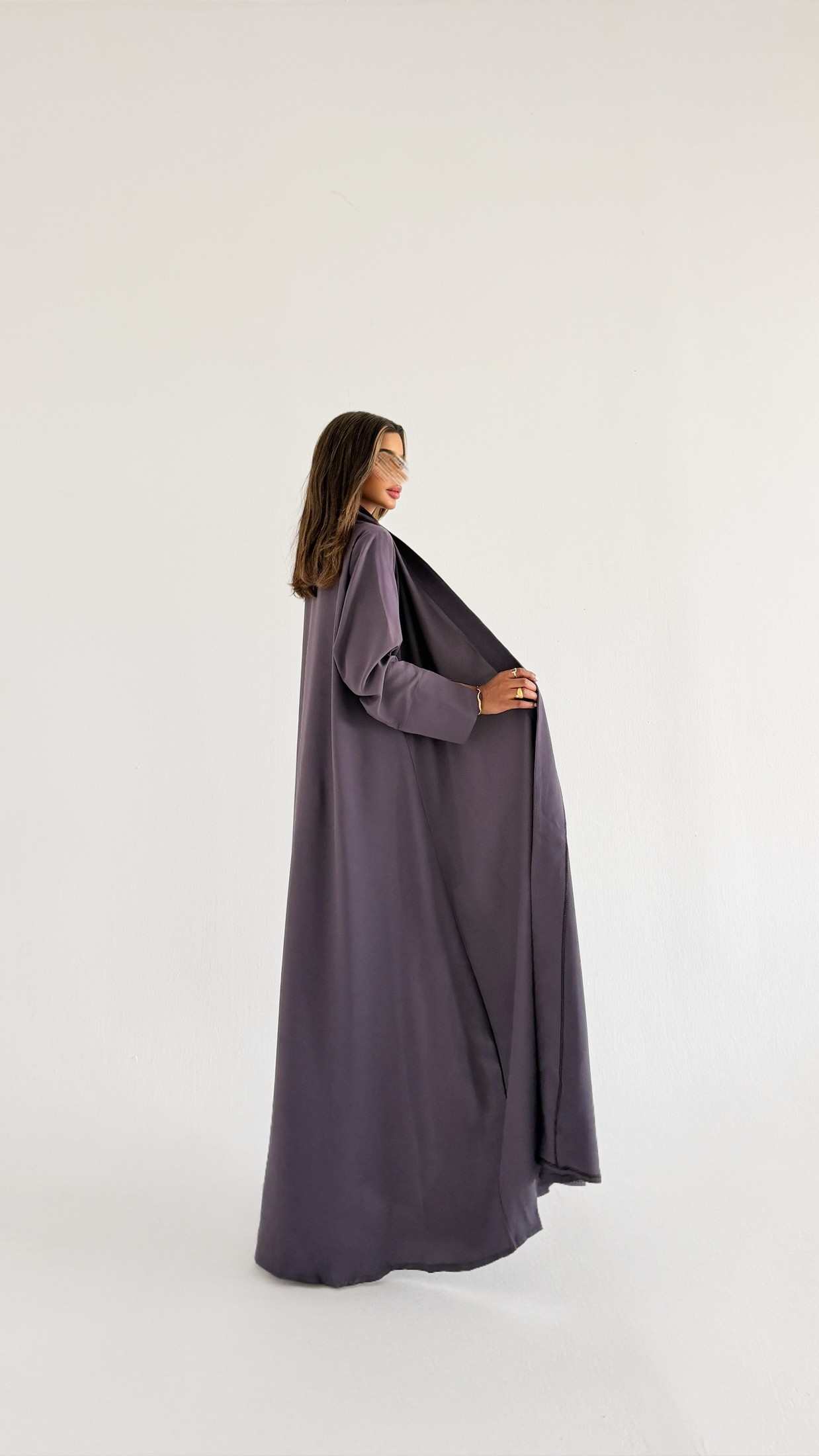 MWT1531 عباية كريب بيسك|Basic Crepe Abaya - Aya