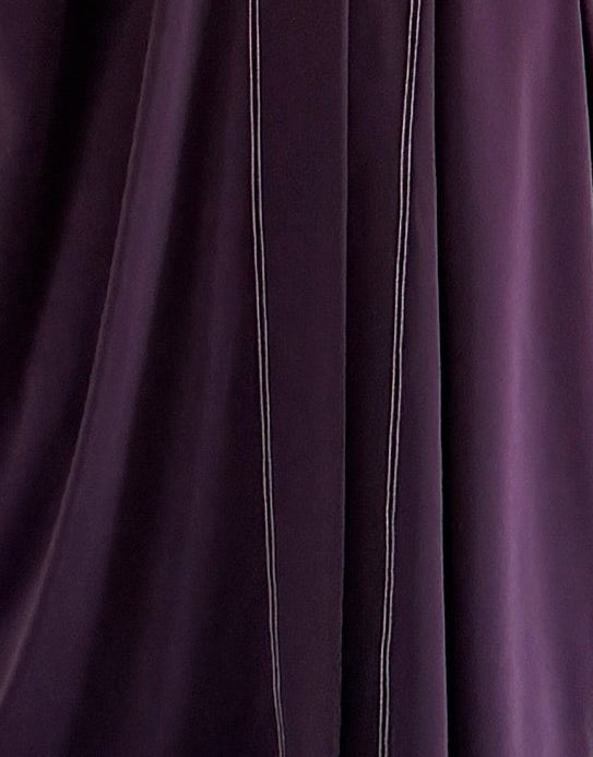 MW2168 - عبايه كريب  نص بشت بقصه راقية وحصري - Aya