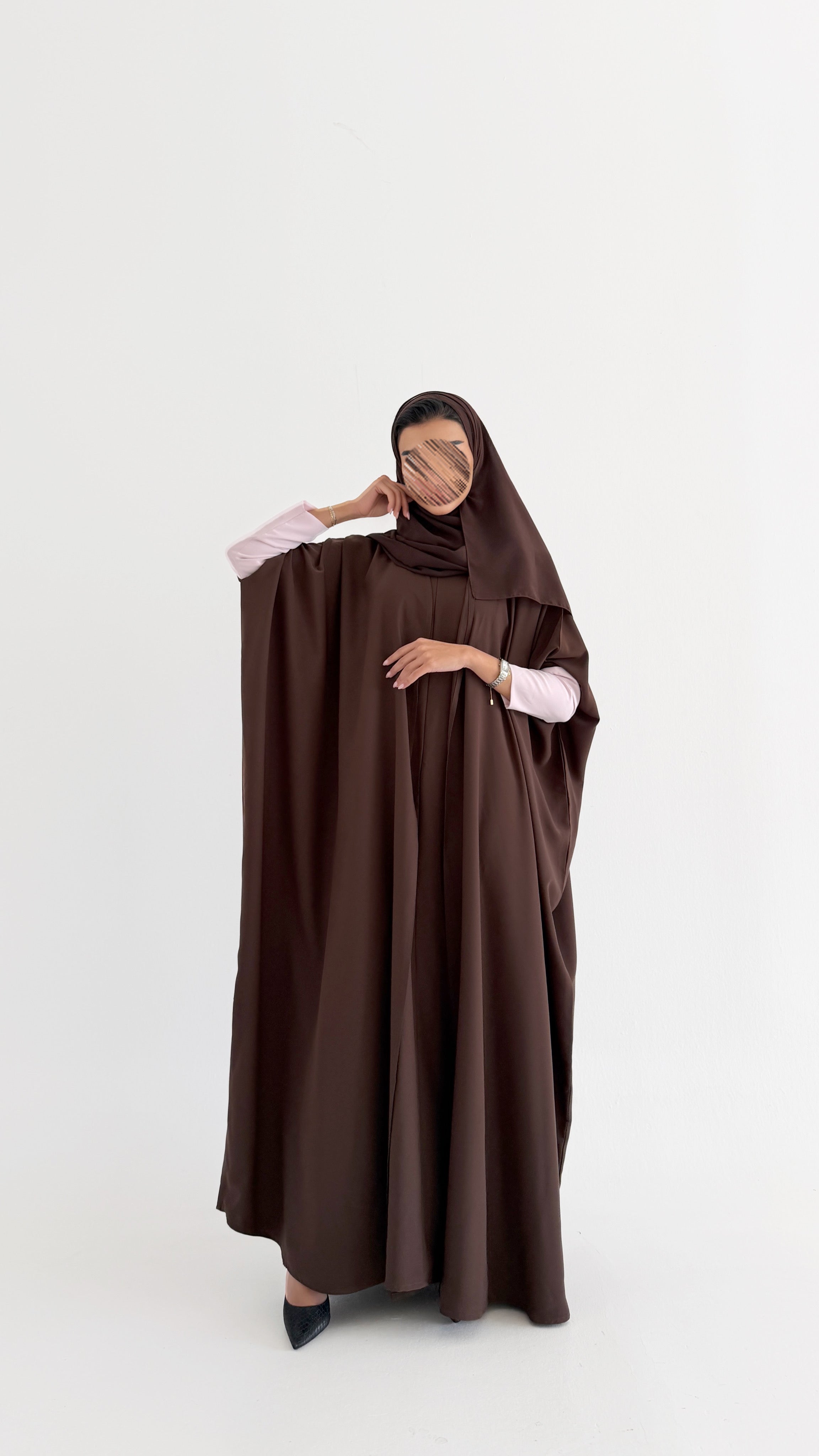 MW2015 - عباية كريب مع فستان كريب - Aya