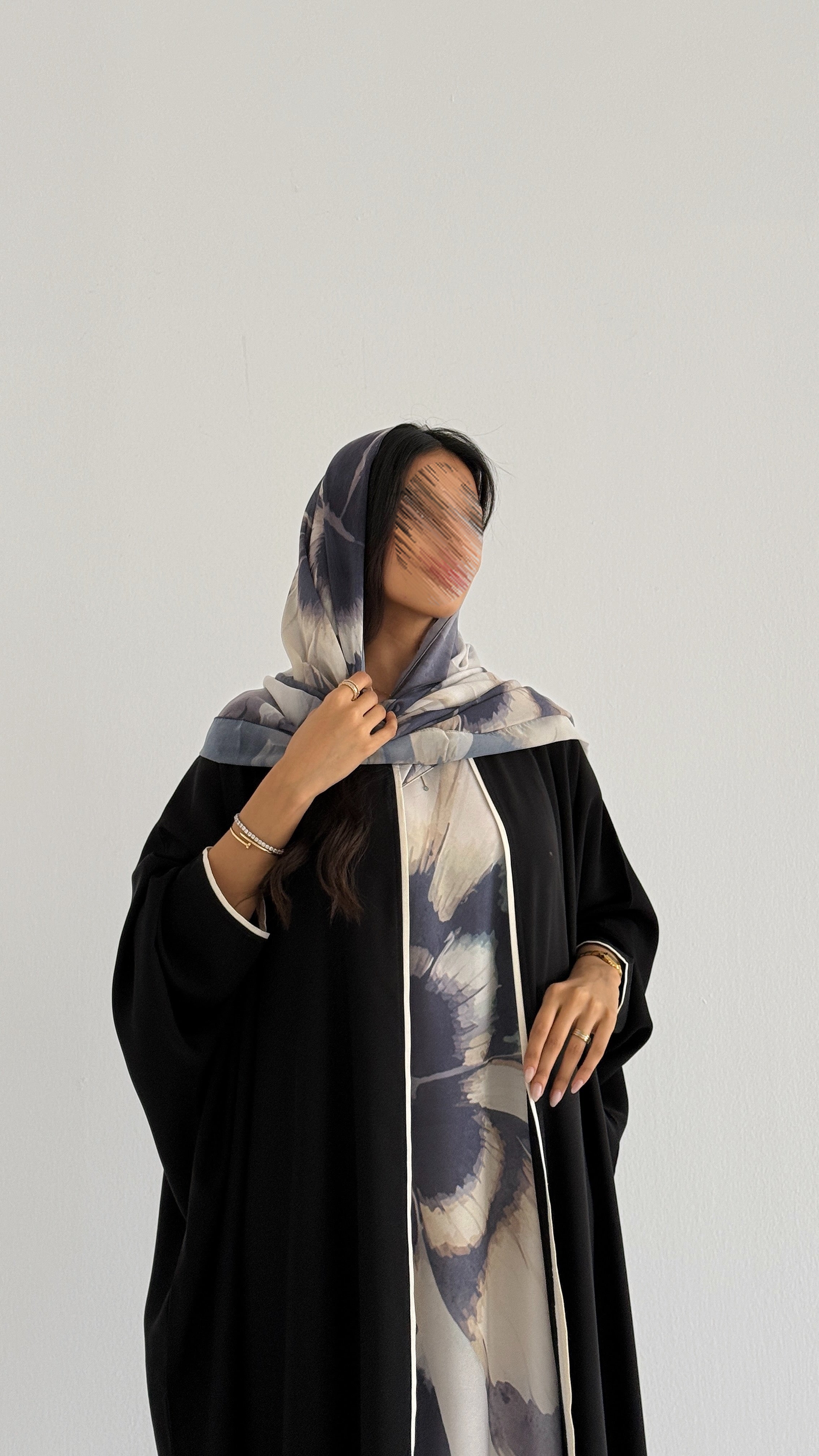 MWT1169 - عباية طباعة | Printed Abaya - Aya