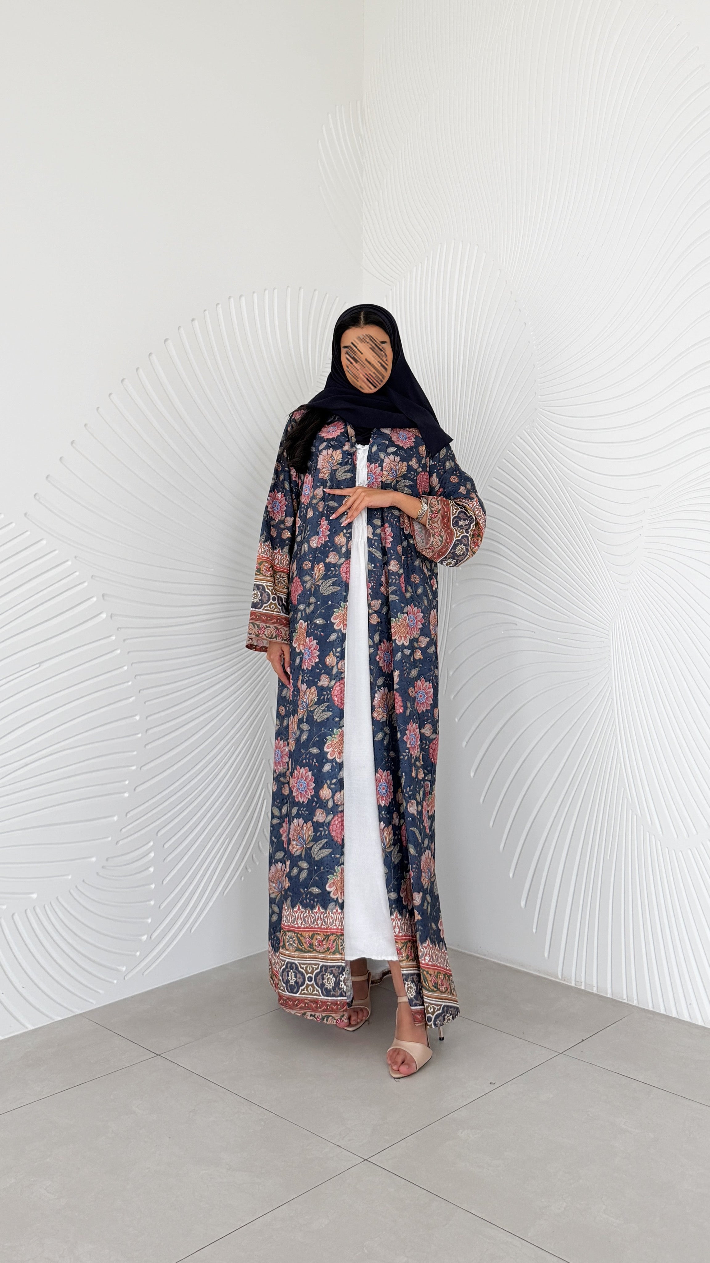 MWT2054 - عباية ركامة مشجرة - Aya