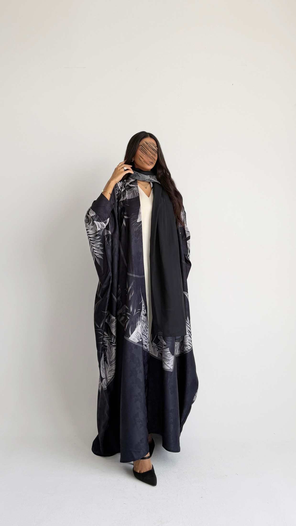 MWT1431 عباية طباعة | Printed Abaya - Aya