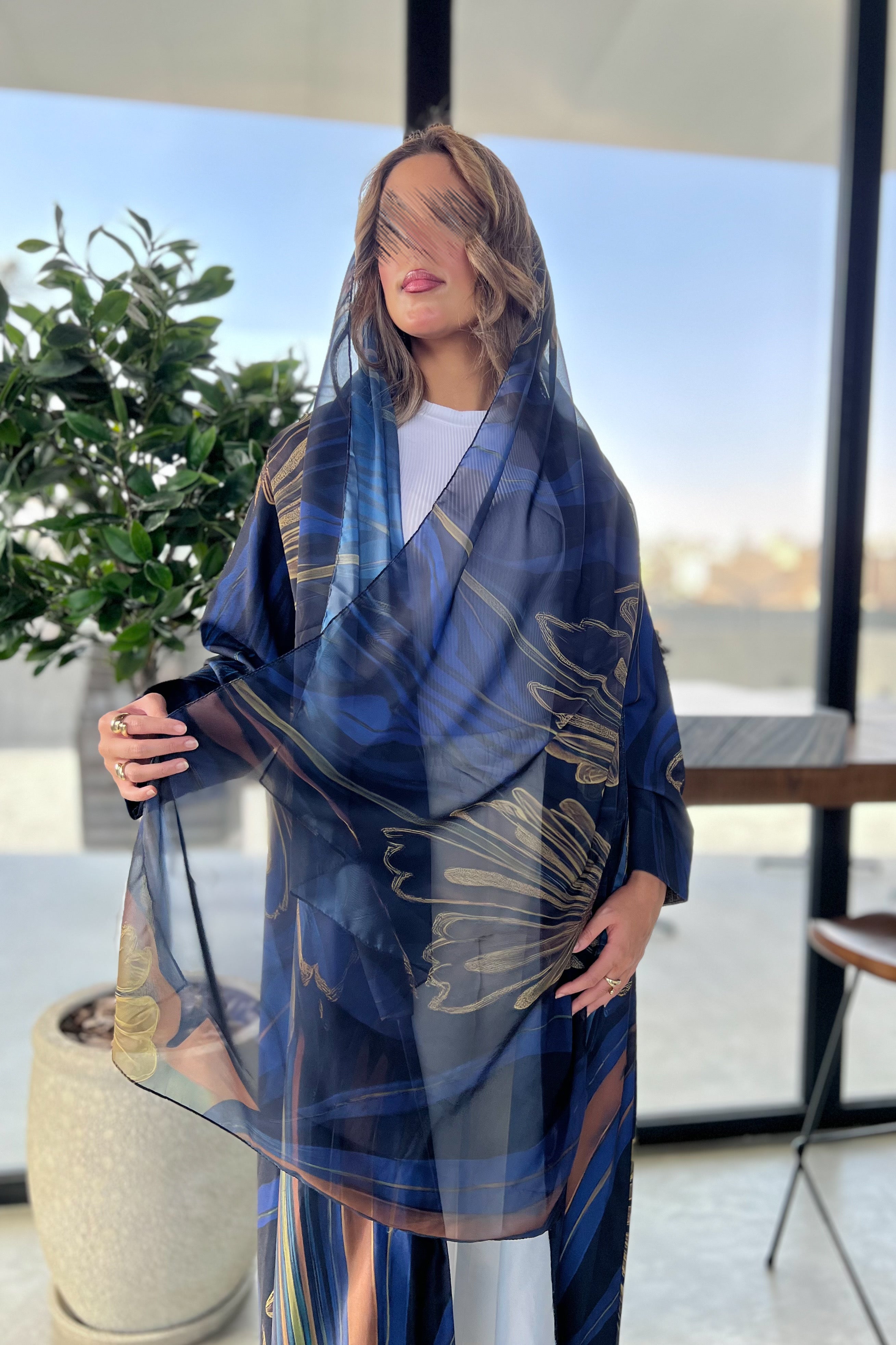 MWT474 - عباية طباعة - Aya