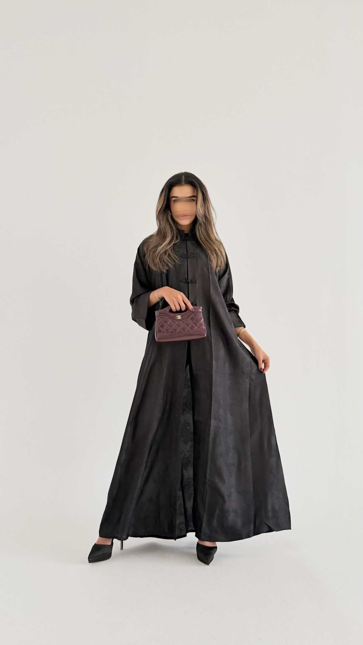 MW1884 - عباية جاكار بطابع آسيوي - Aya