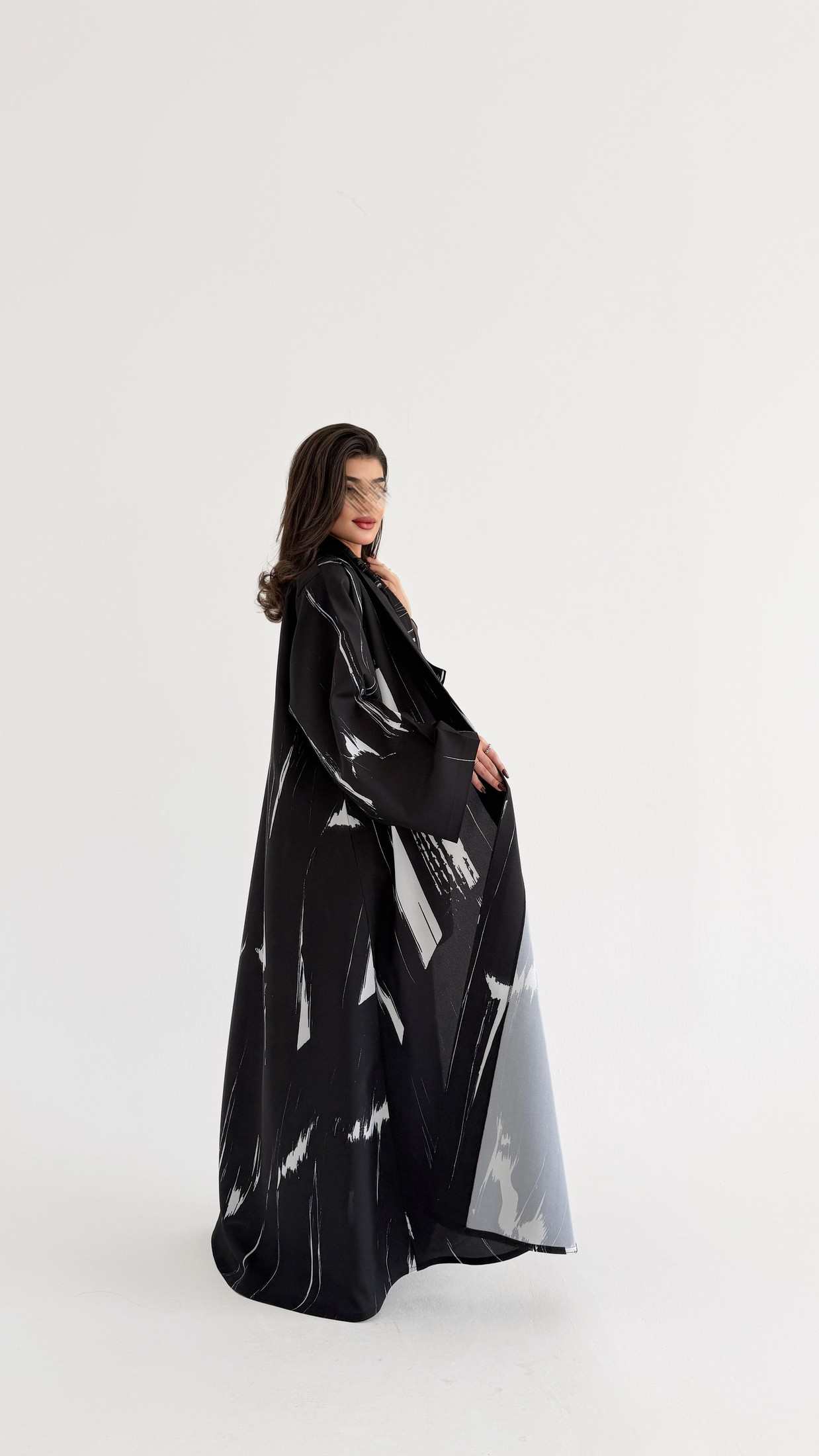 MWT1063 -عباية طباعة | Printed Abaya - Aya