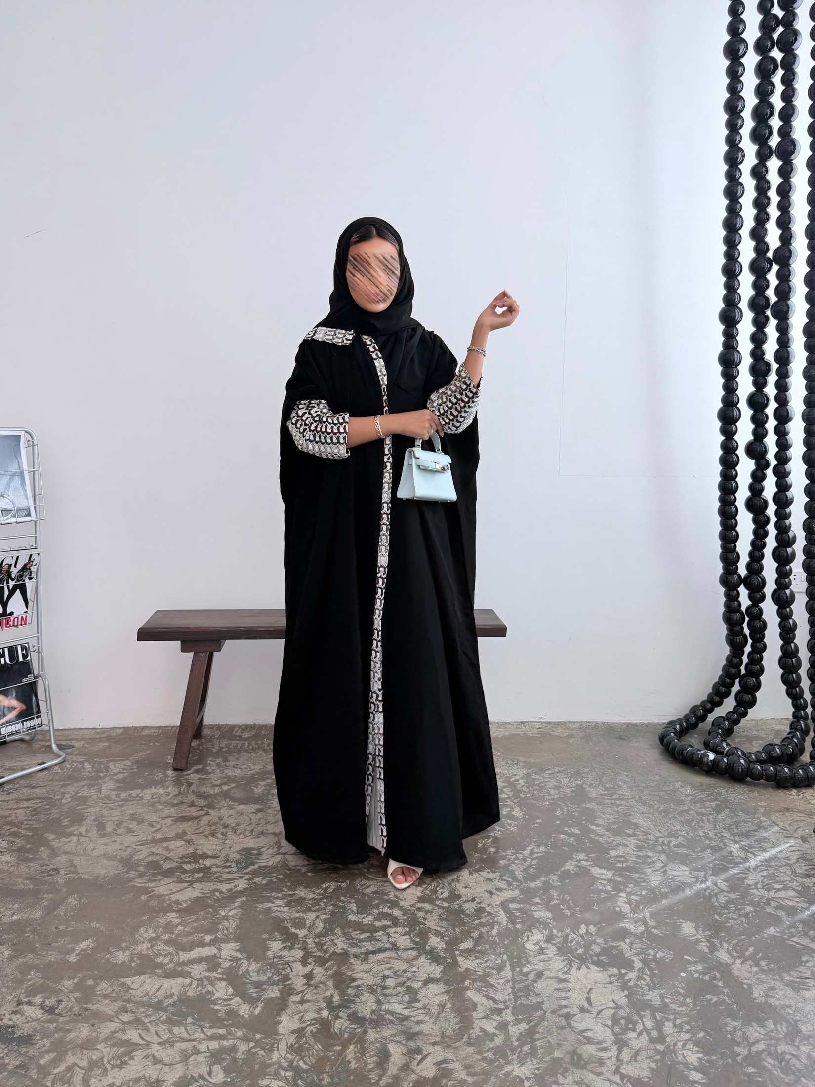 MWT5158 - قماش كريب مع قماش تريكو بالأكمام - Aya