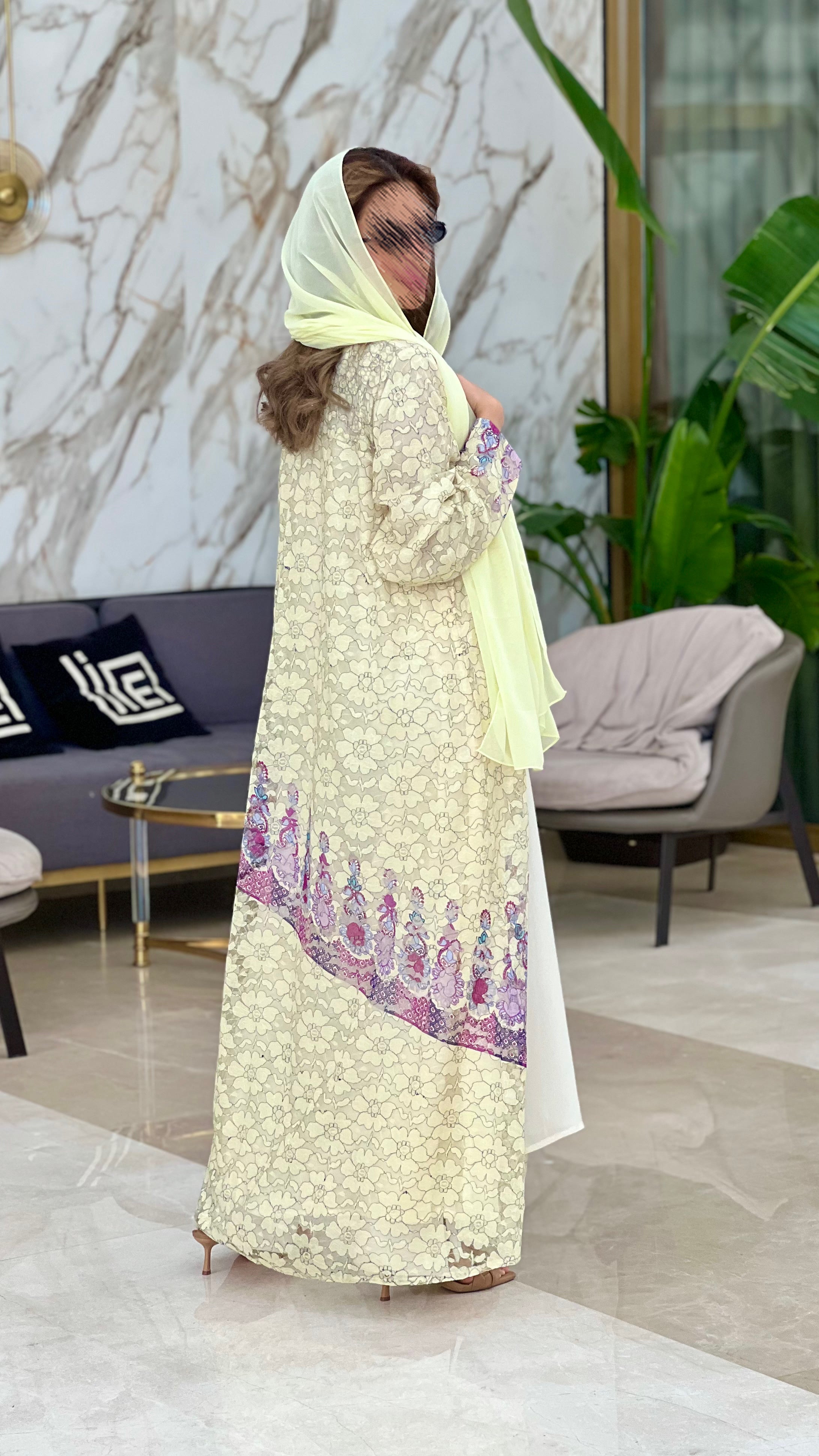 MWT479 - عباية دانتيل - Aya