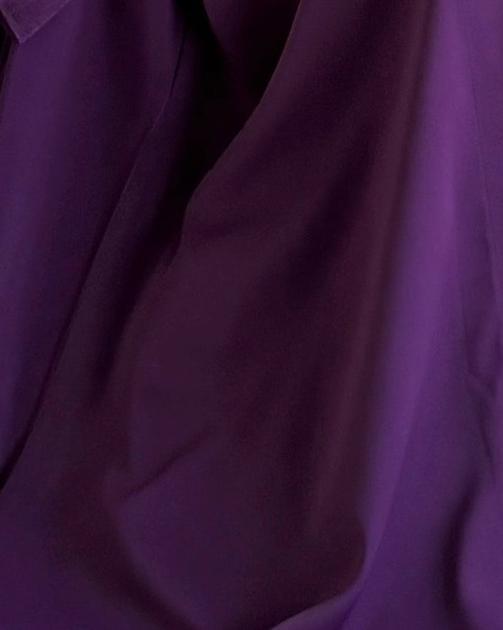 MWT1235 - عبايه ساده مع طرحه لينن - Aya