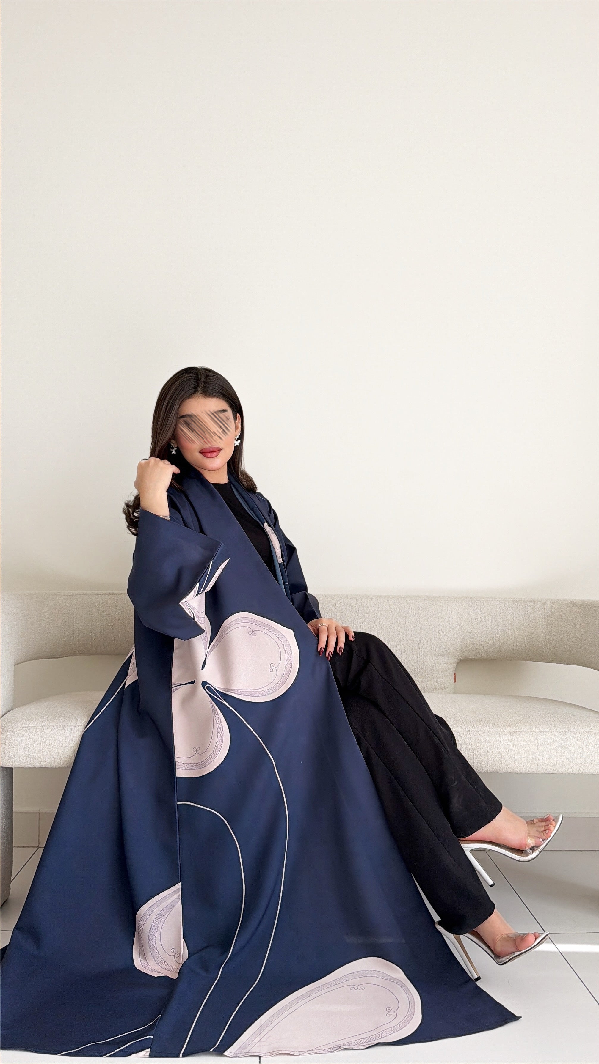 MWT1061 -عباية طباعة | Printed Abaya - Aya