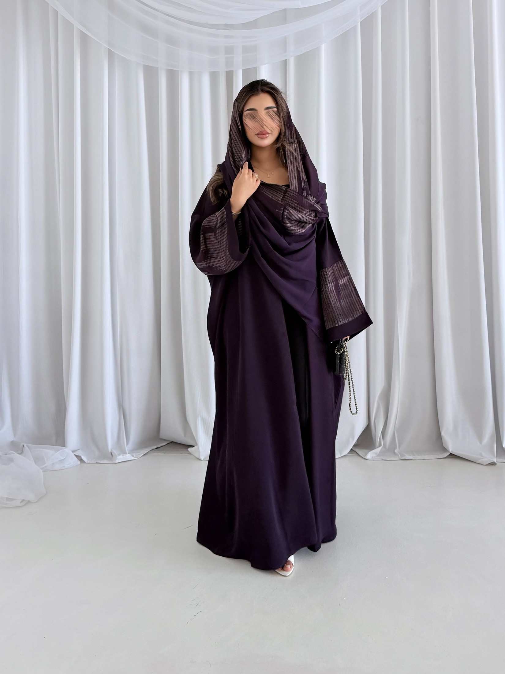 MWT5206 - عبايه طباعه كريب - Aya
