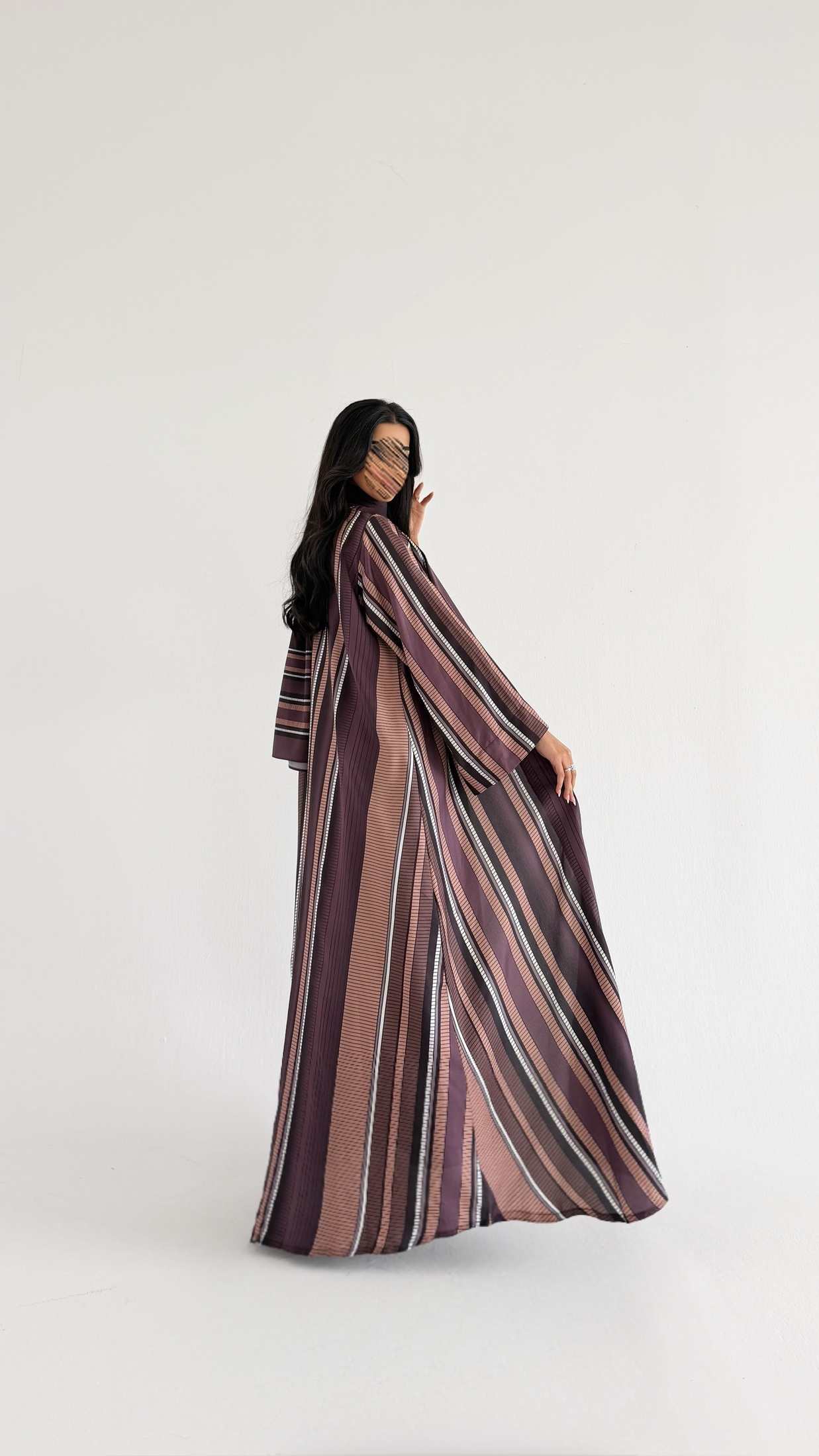 MWT1554 عباية طباعة | Printed Abaya - Aya