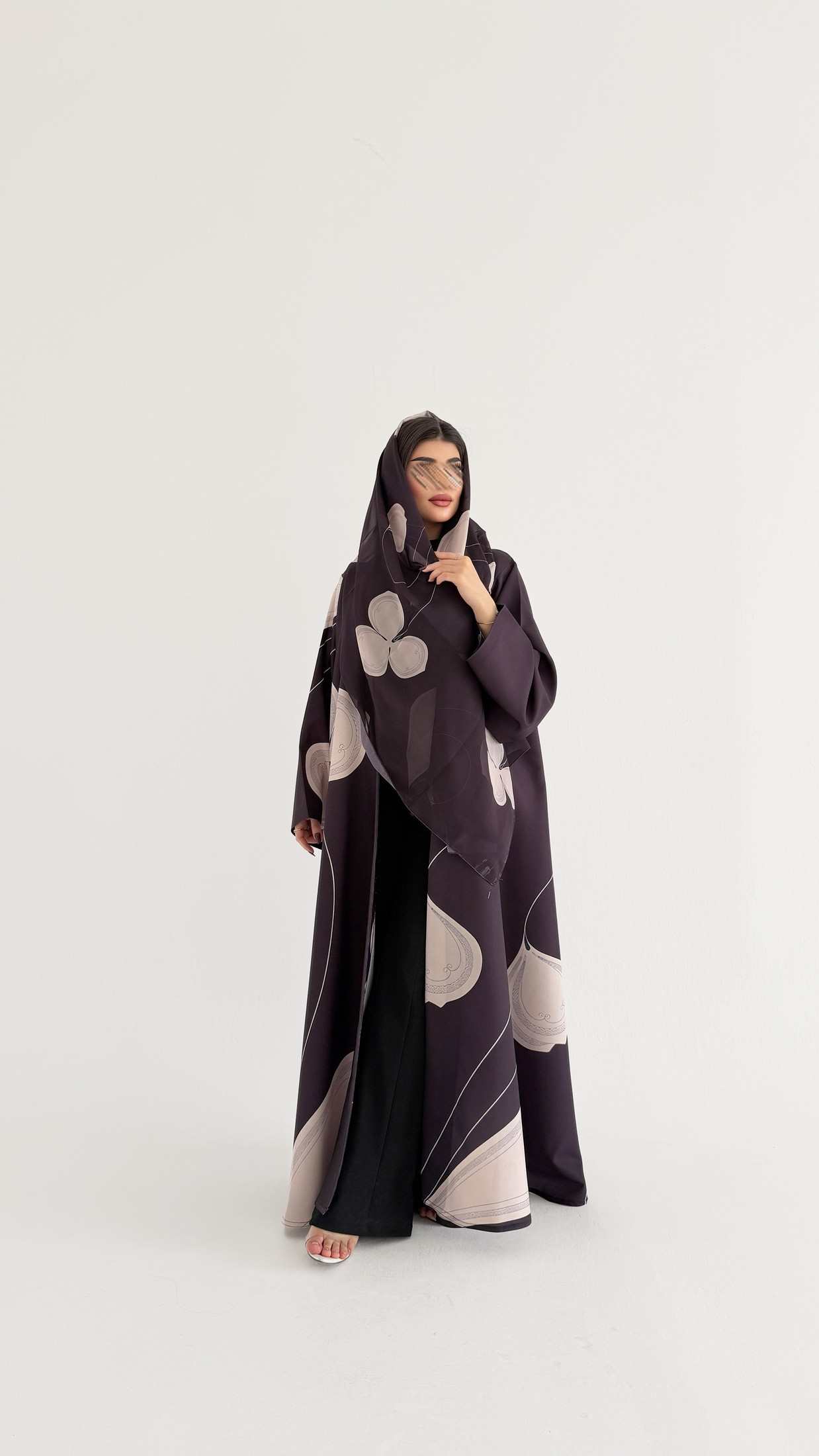MWT1064 -عباية طباعة | Printed Abaya - Aya