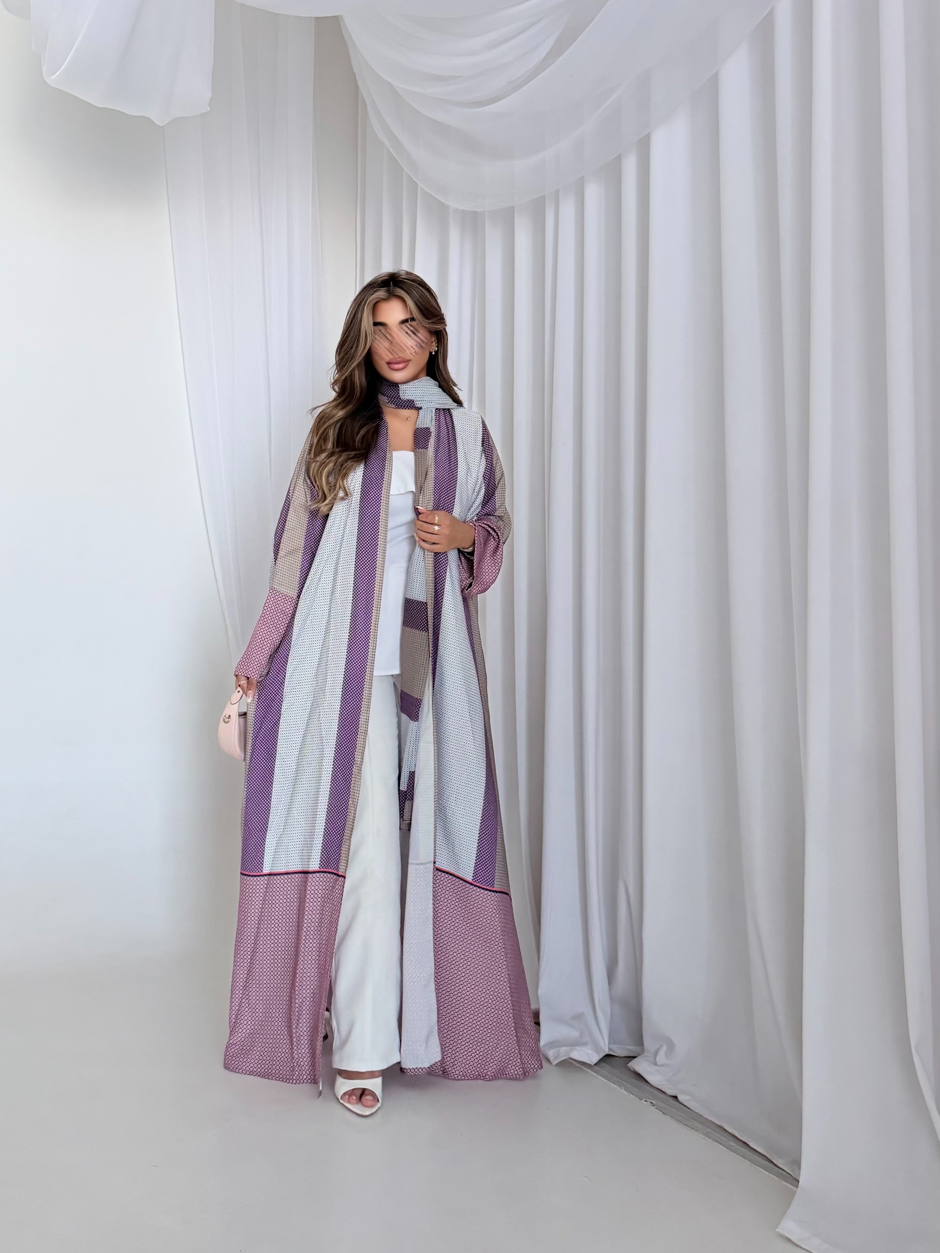 MWT1245 - Summer Printed Abaya |  عباية صيفية طباعة