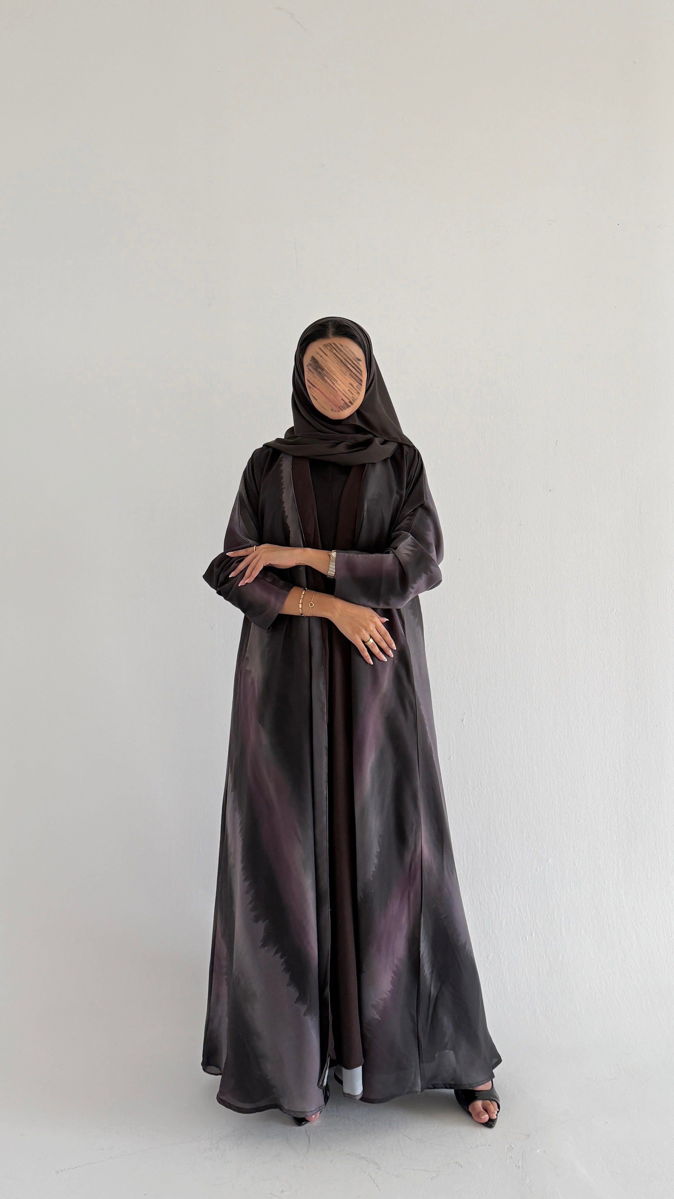 MWT2136 - عباية طباعة- Printed Abaya - Aya