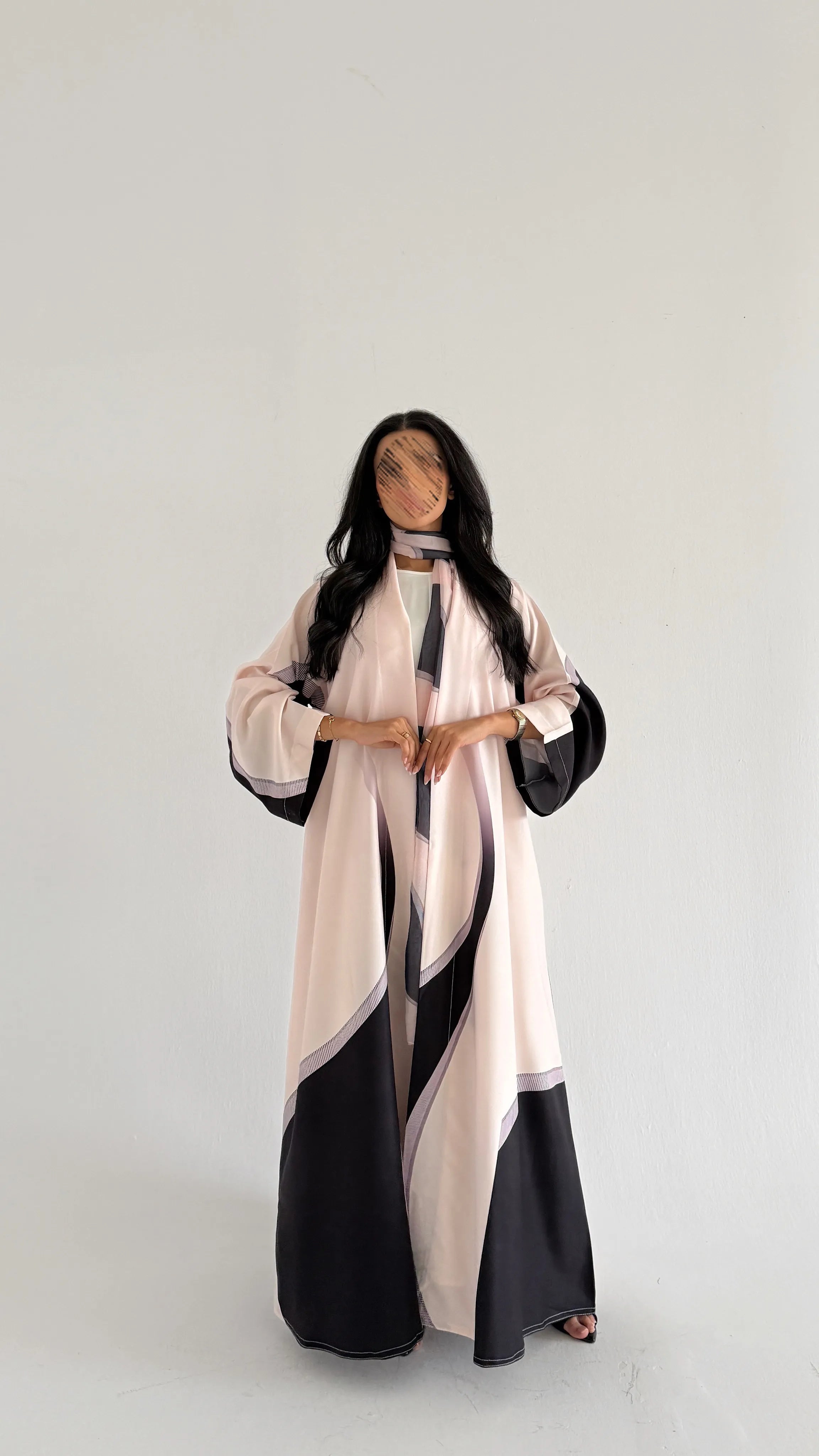 MWT1138 - عباية طباعة | Printed Abaya - Aya
