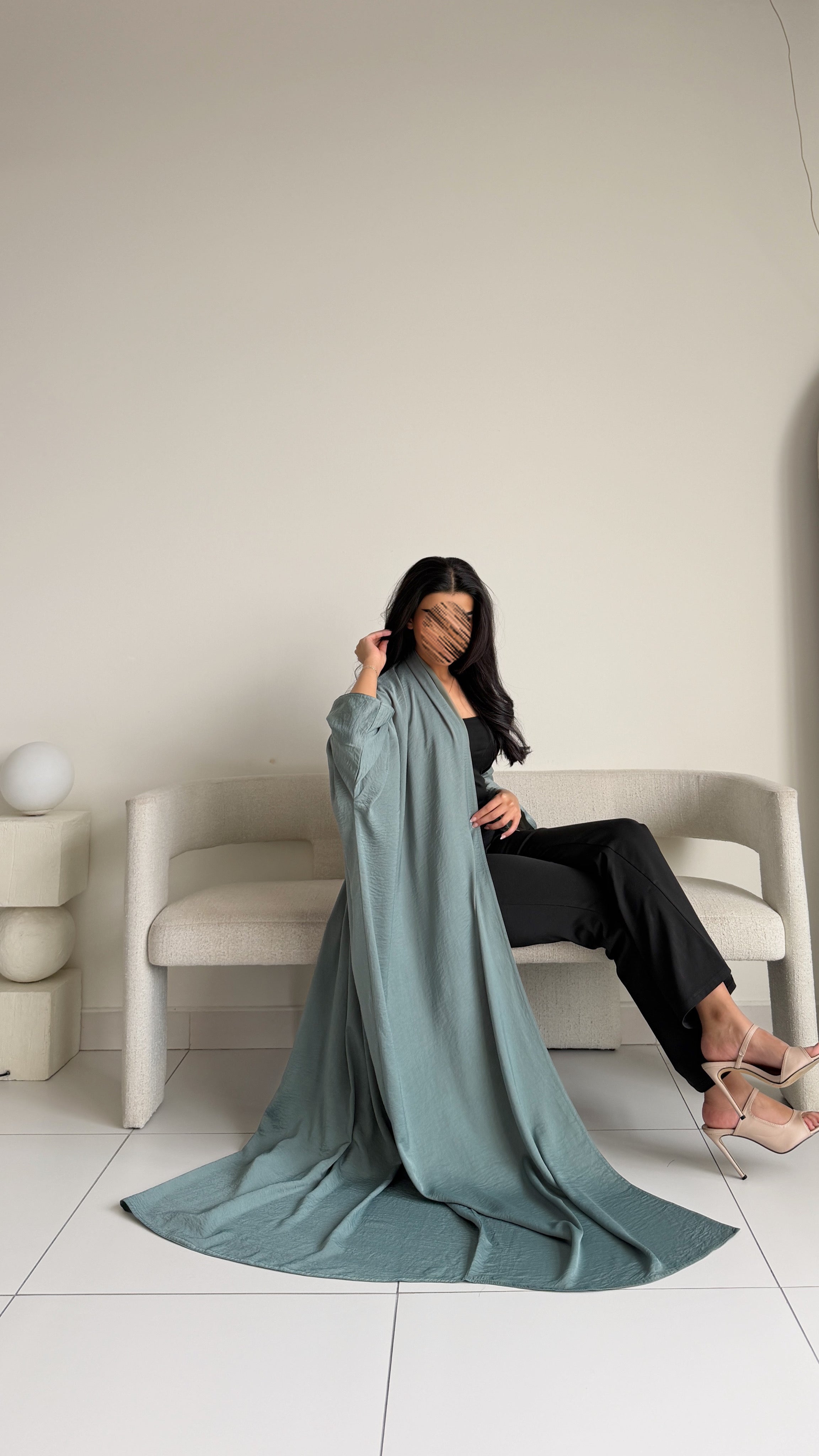 MWT2051 - عباية كريب صيفية - Aya