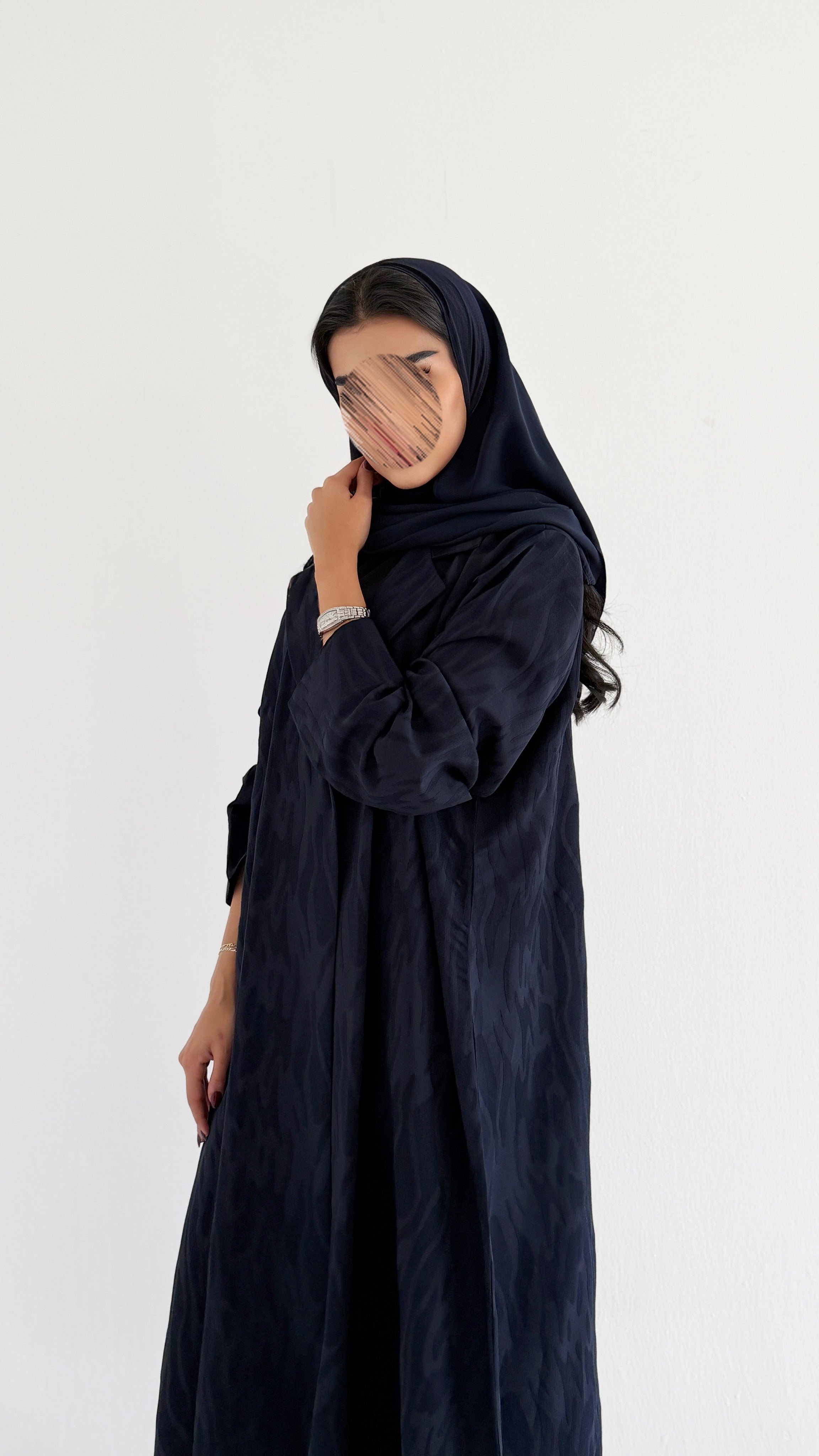 MW2088 - عباية جاكار أنيقة بقصّة بليزر عصرية - Aya