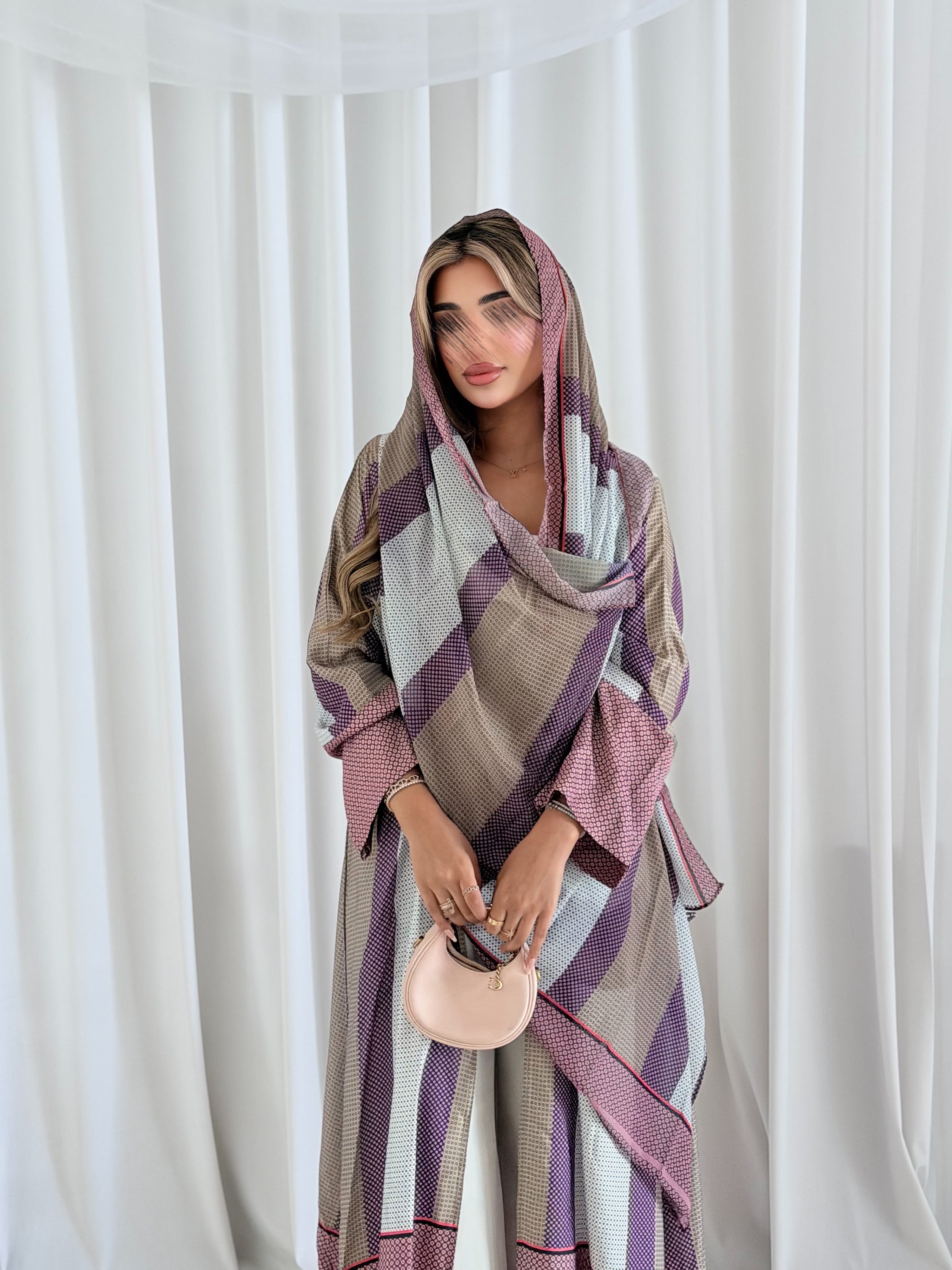 MWT1245 - Summer Printed Abaya |  عباية صيفية طباعة