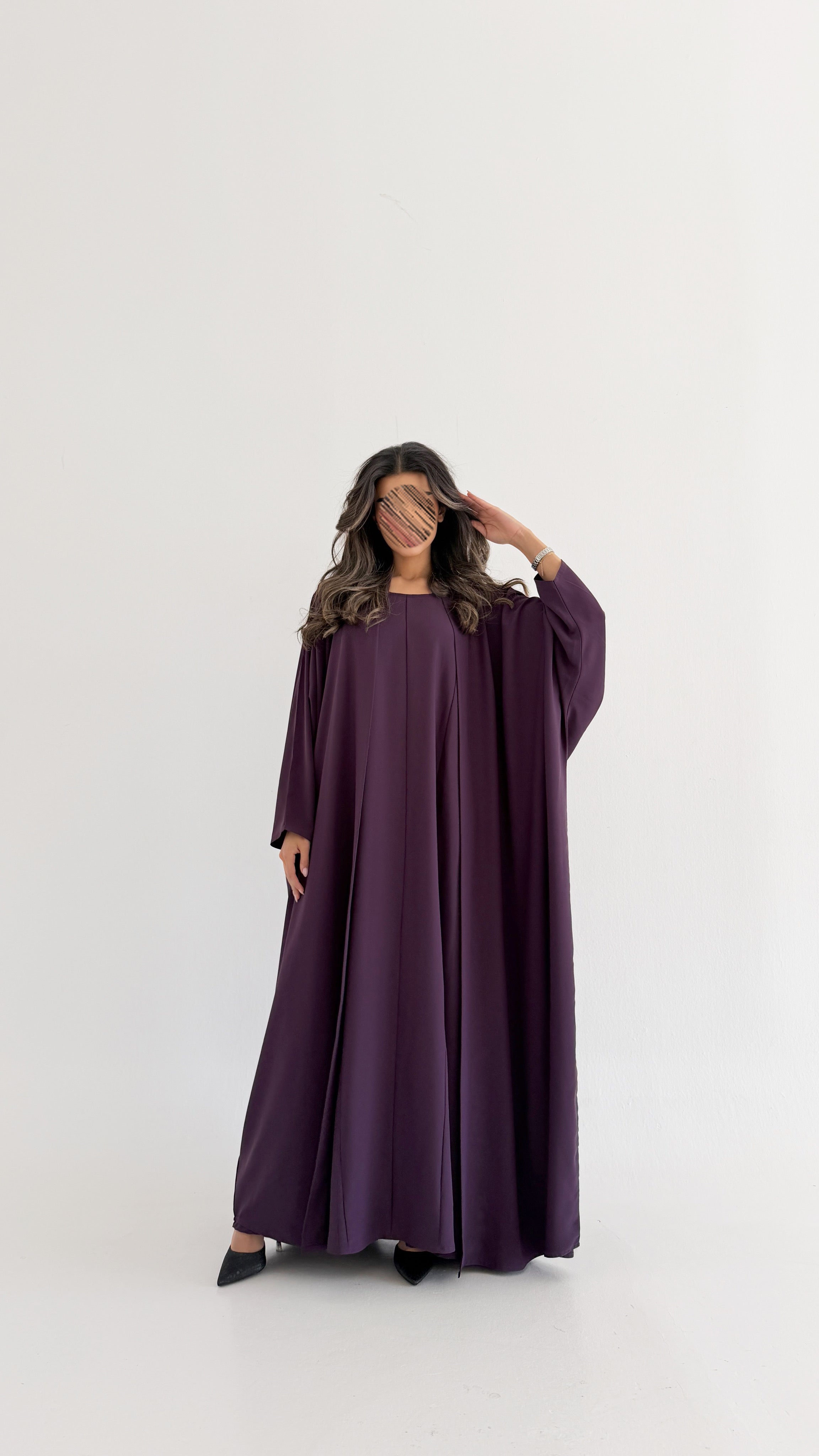 MW2013 - عباية كريب مع فستان كريب - Aya