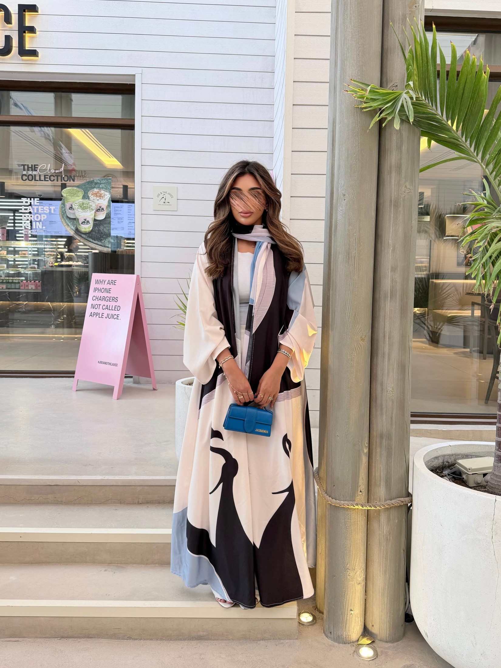 MWT1144 - عباية طباعة | Printed Abaya - Aya