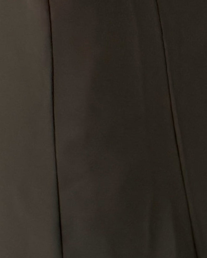 MWT770 - عباية كريب مع تدخيلة لنن هندي - Aya