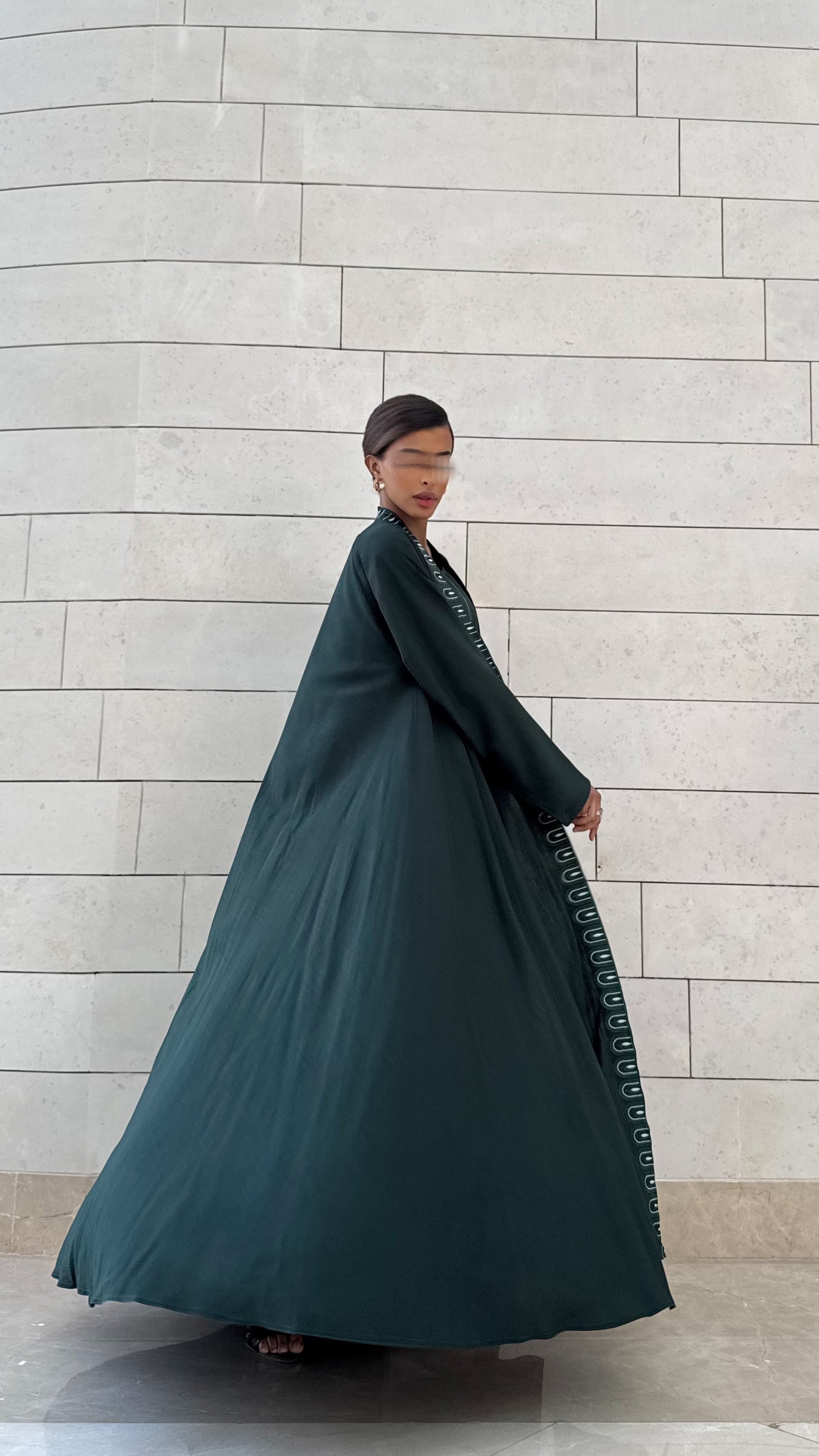 MWT308 -  عباية لنن بارد|Linen - Aya