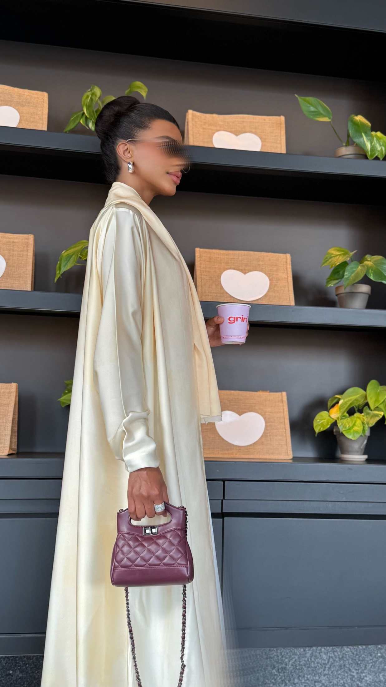 MW1475 - عباية مطبوعة صيفية | Butter Yellow Grace - Aya