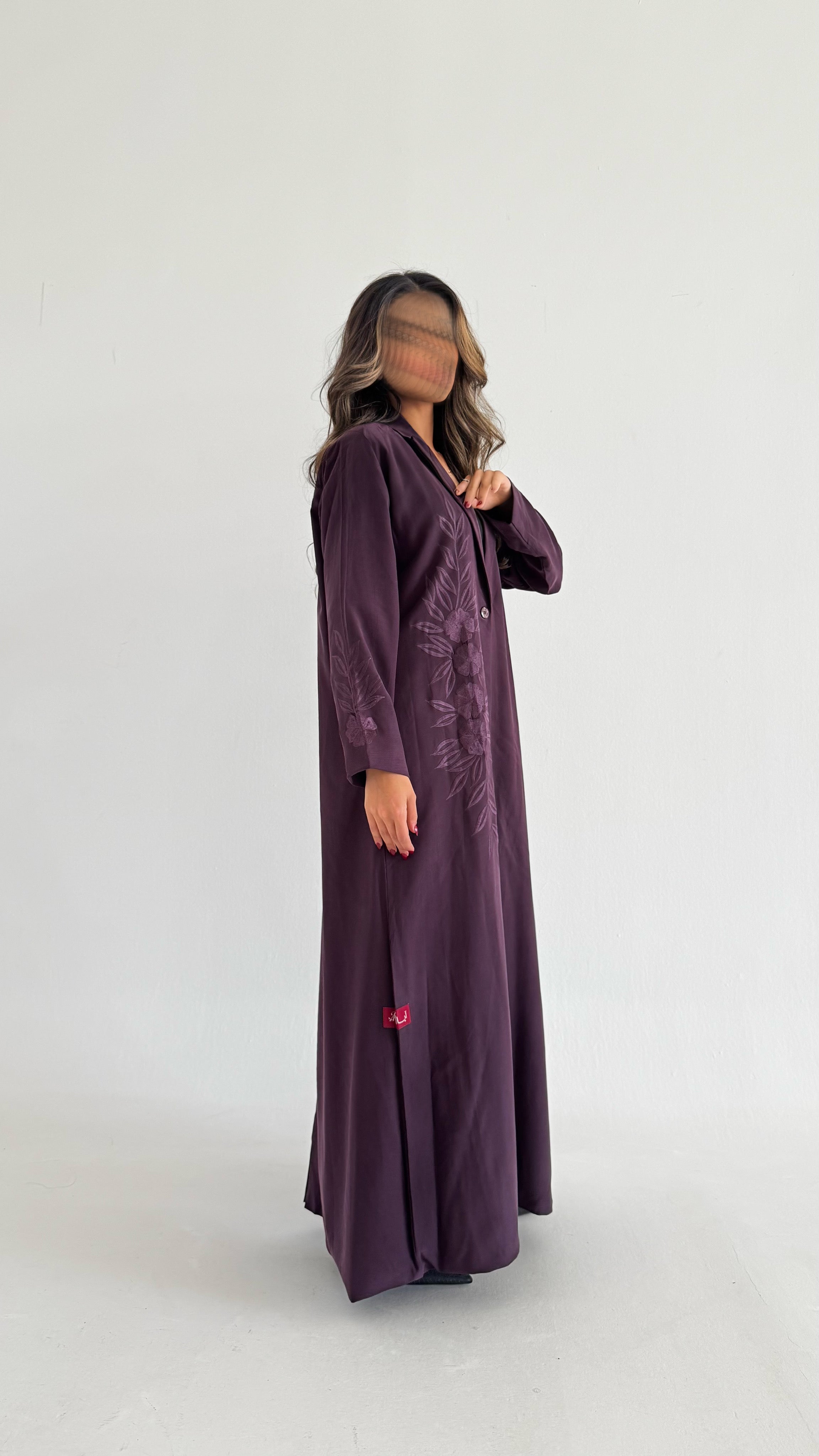 MWT309 - عباية بتطريز موفي - Aya