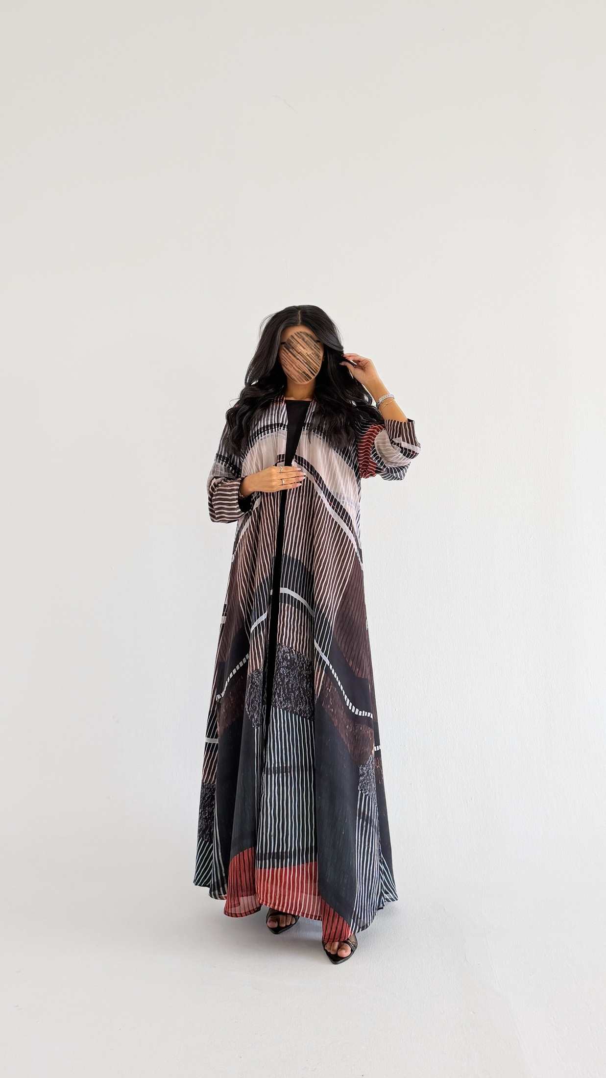 MWT2102 - Summer Printed Abaya |  عباية صيفية طباعة - Aya
