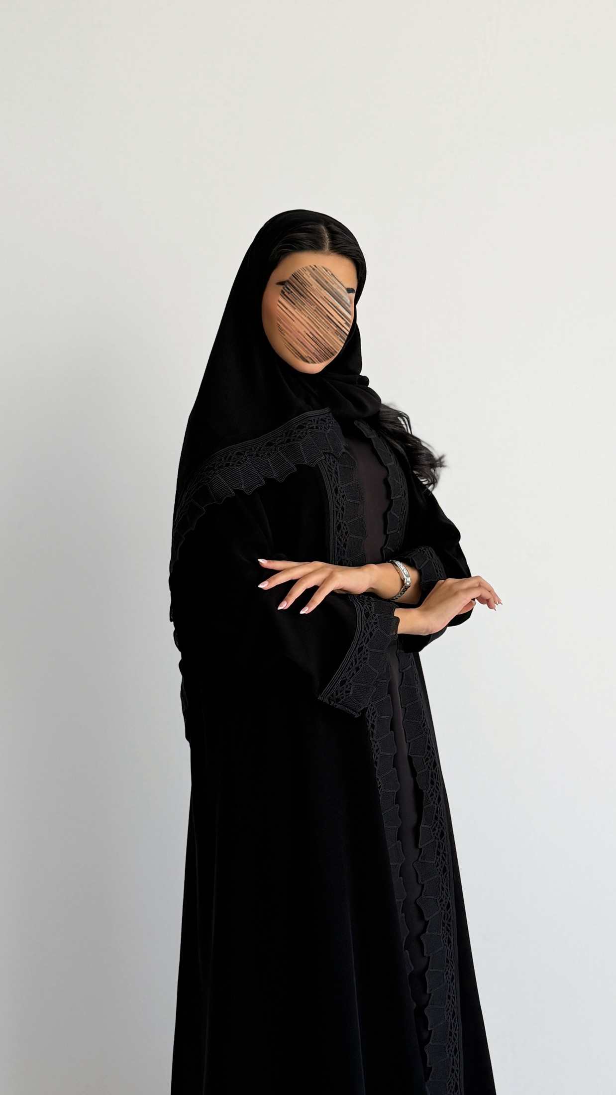 MWT2087 - عباية سوداء يومية - Aya