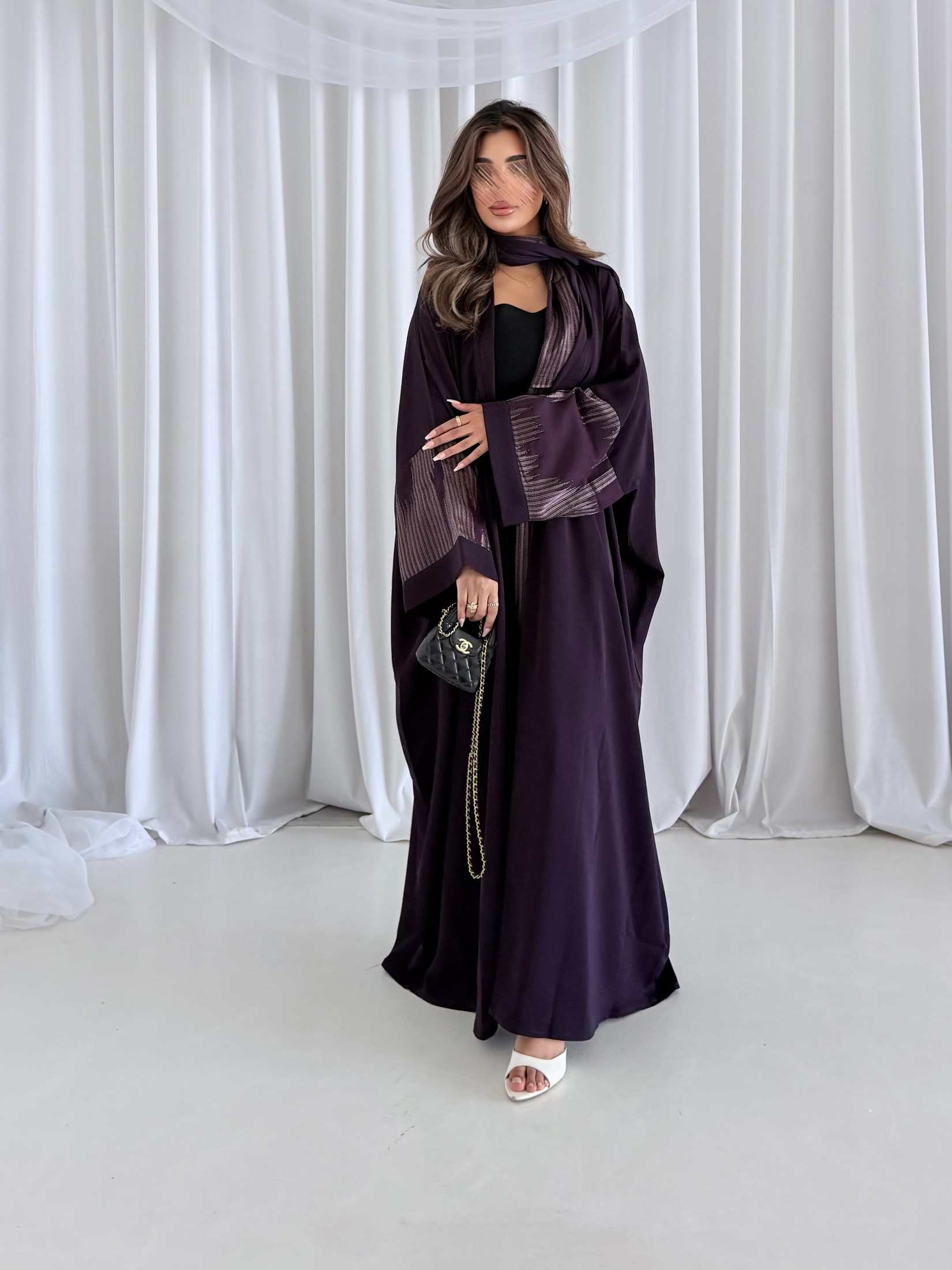 MWT5206 - عبايه طباعه كريب - Aya