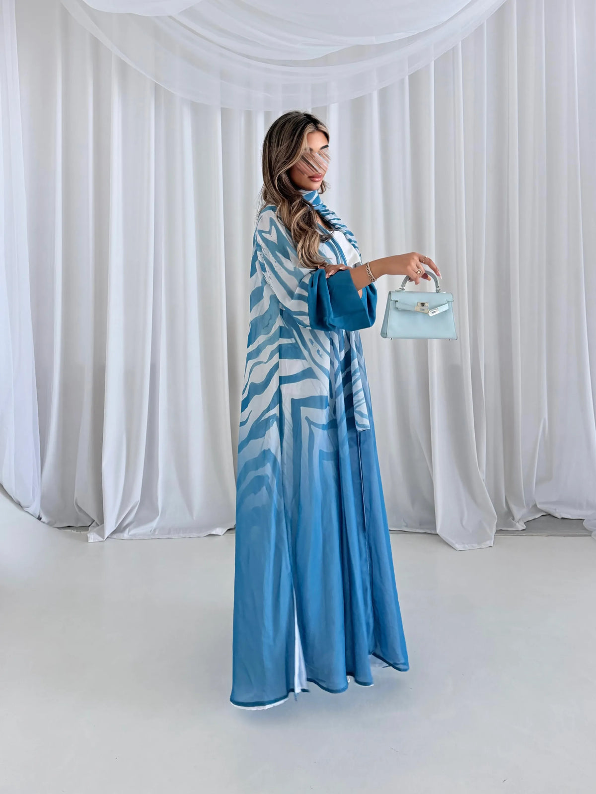 MWT5208 - عبايه طباعه شيفون - Aya