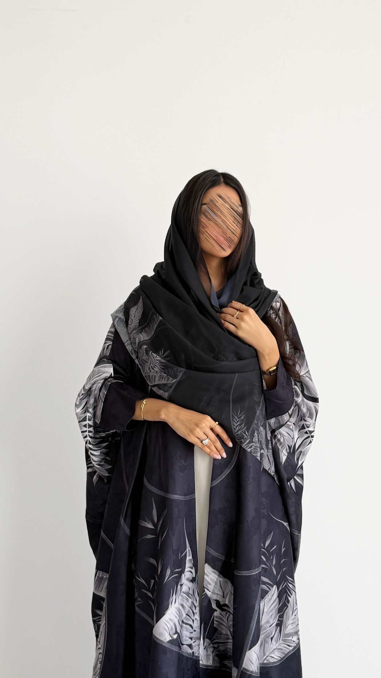 MWT1431 عباية طباعة | Printed Abaya - Aya