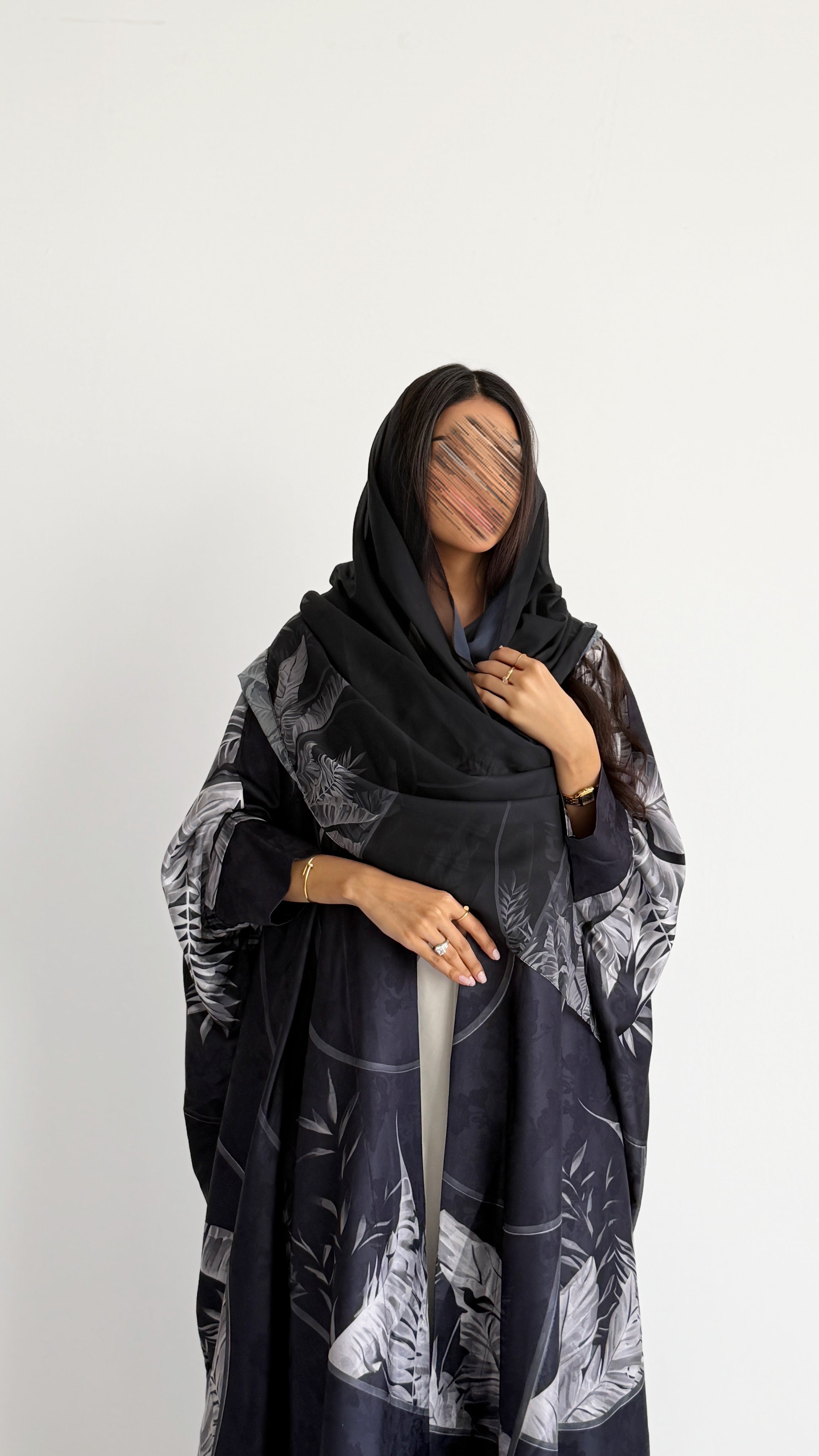 MWT1431 عباية طباعة | Printed Abaya - Aya