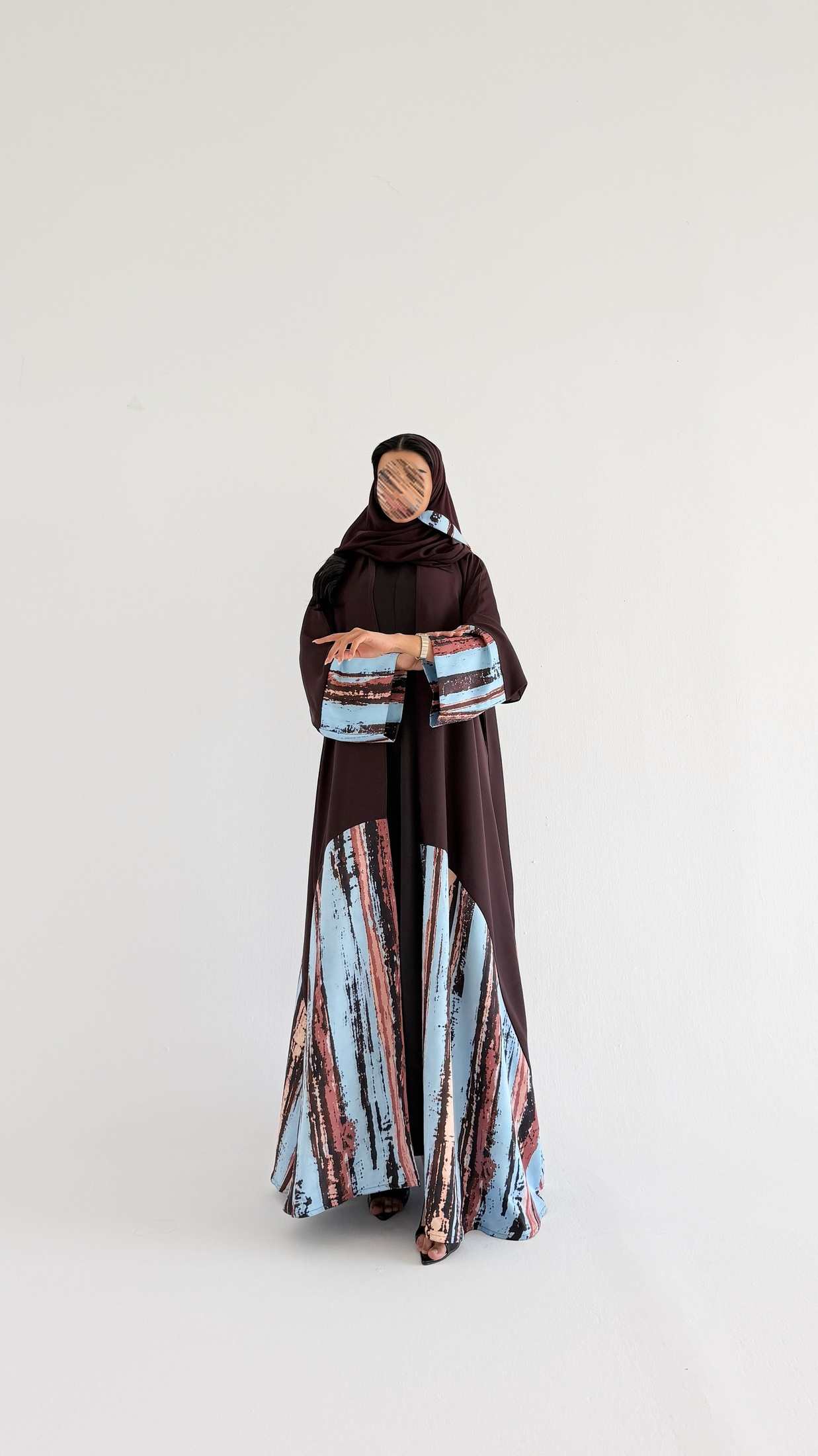 MWT1540 عباية طباعة | Printed Abaya - Aya