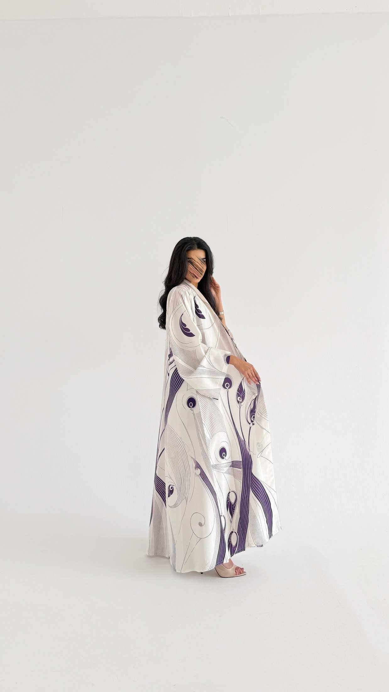 MWT1146 - عباية طباعة | Printed Abaya - Aya