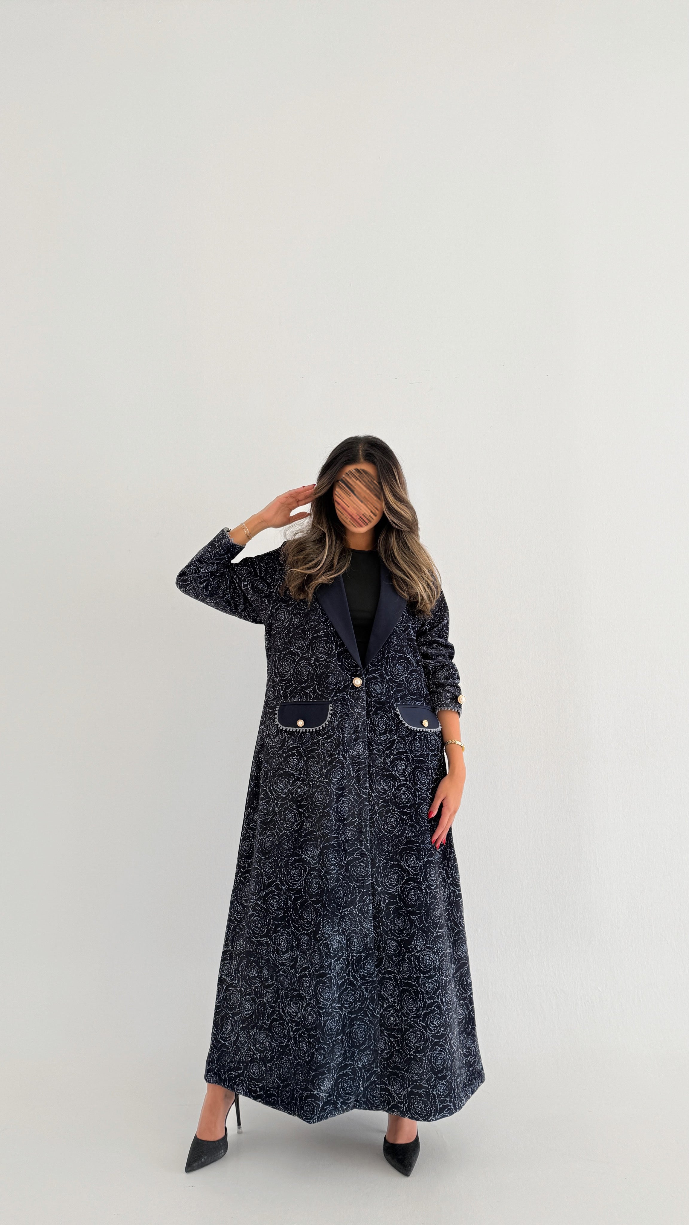 MWT752 - عباية بليزر برينت - Aya