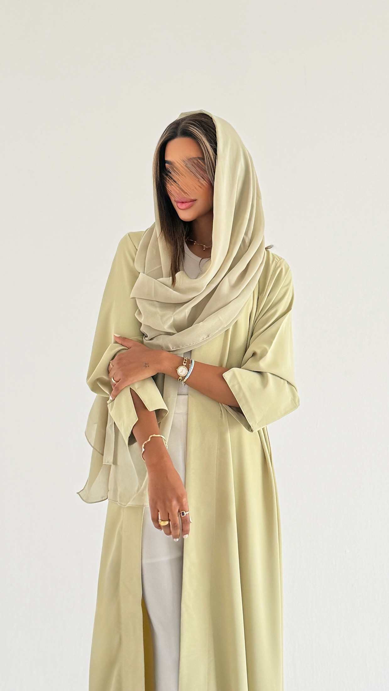MWT1528 عباية كريب بيسك|Basic Crepe Abaya - Aya