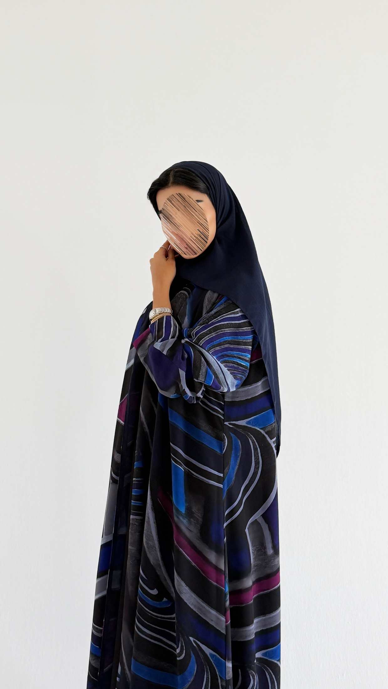 MWT2101 - Summer Printed Abaya |  عباية صيفية طباعة - Aya
