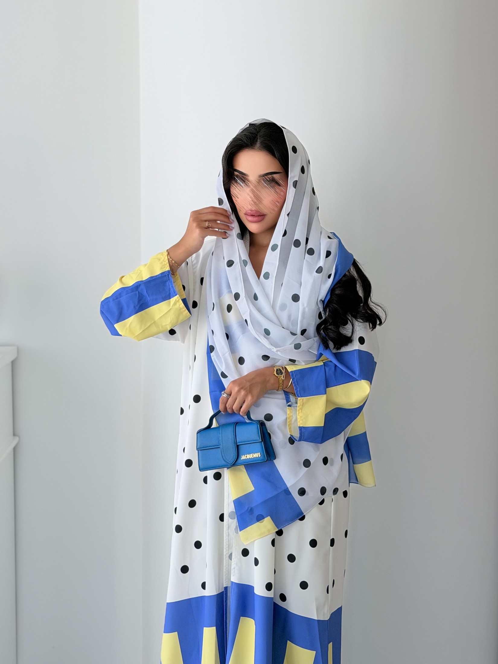 MWT5205 - عبايه ترندي طباعه إطلالة صيفية - Aya