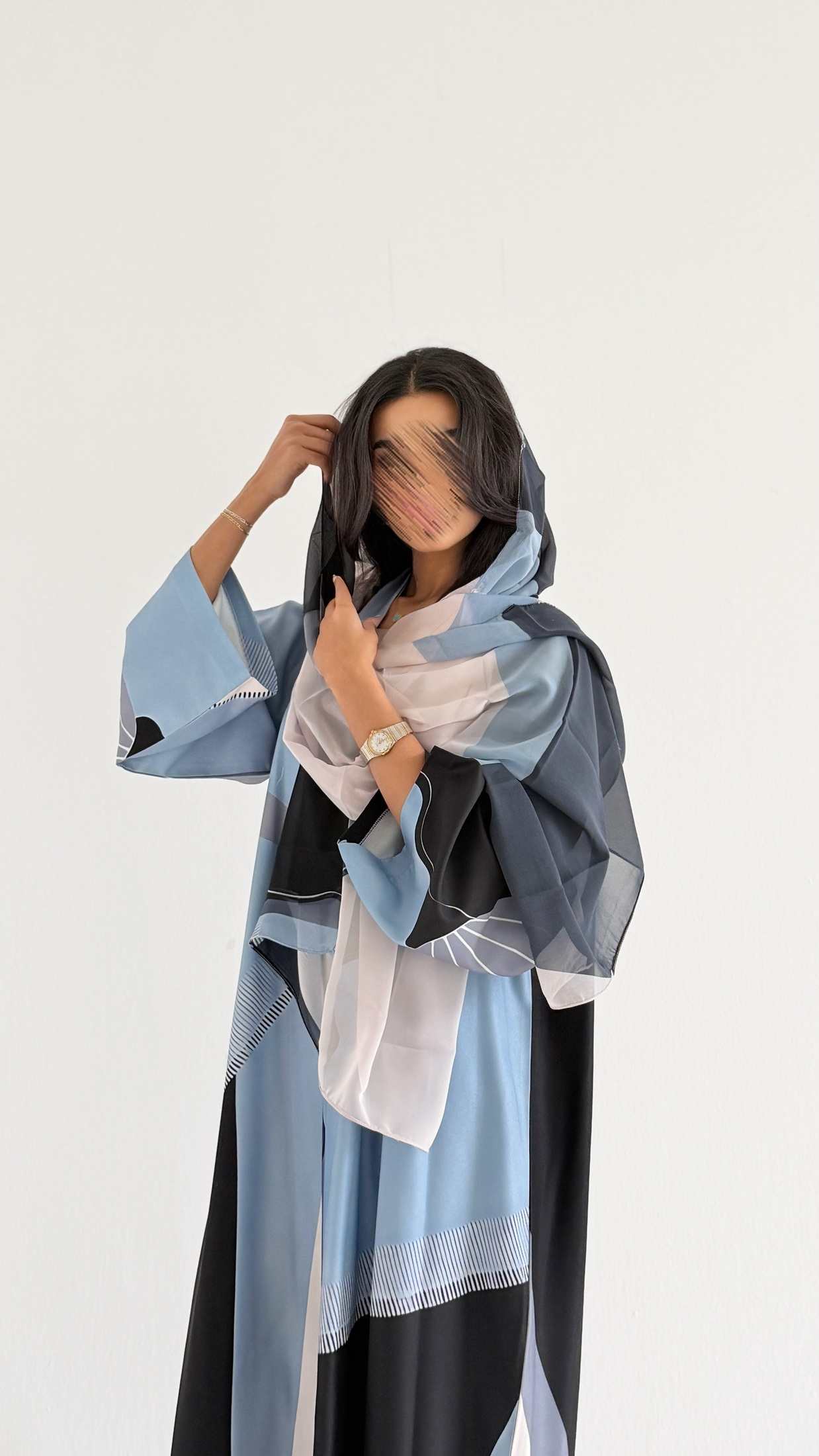 MWT1141 - عباية طباعة | Printed Abaya - Aya