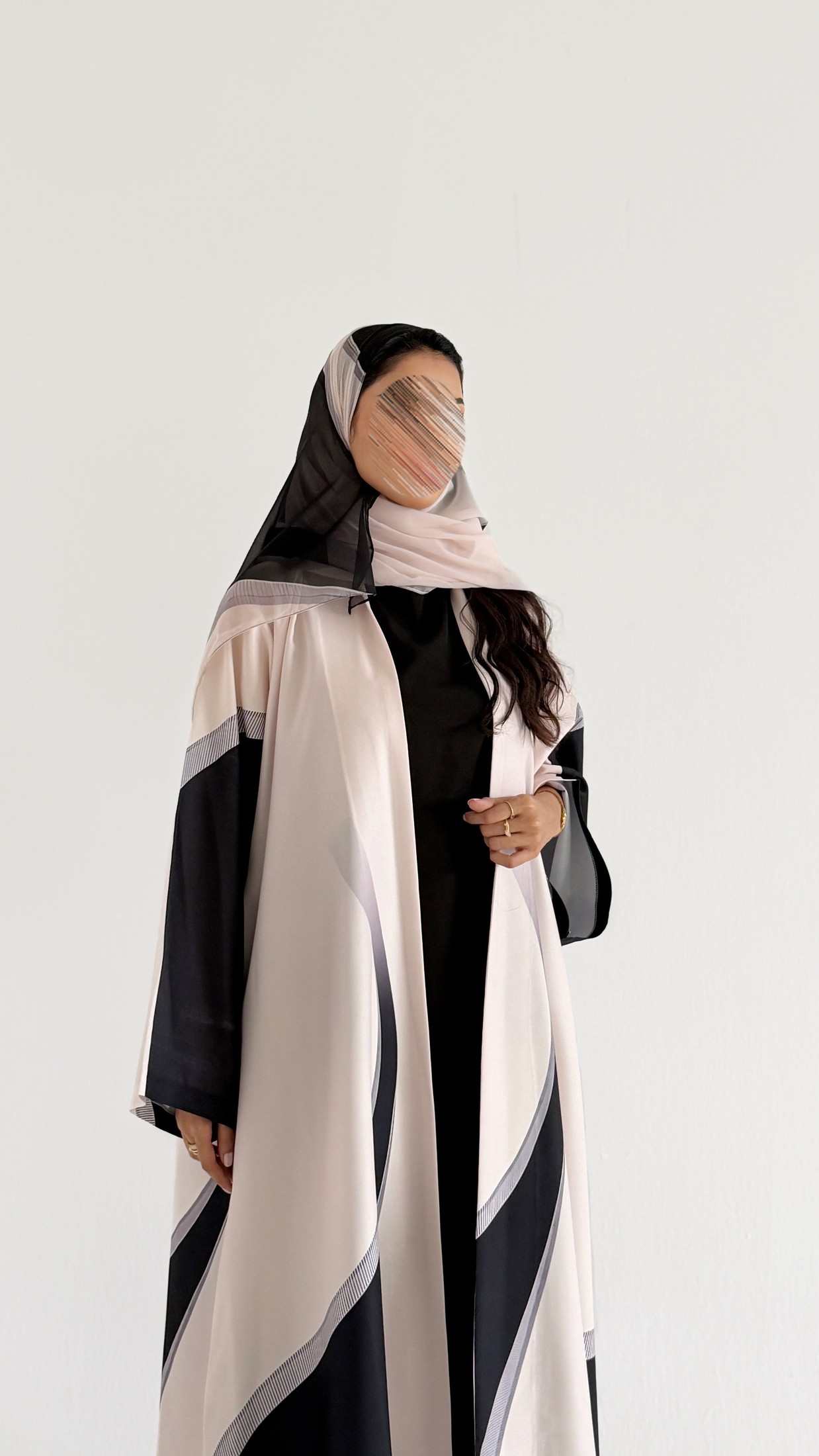MWT1138 - عباية طباعة | Printed Abaya - Aya