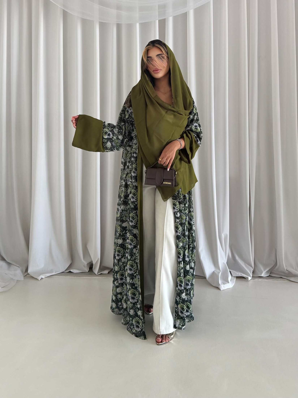 MWT5188 - شيفون طباعة زيتي صيفي بتصميم صيفي يومي - Aya