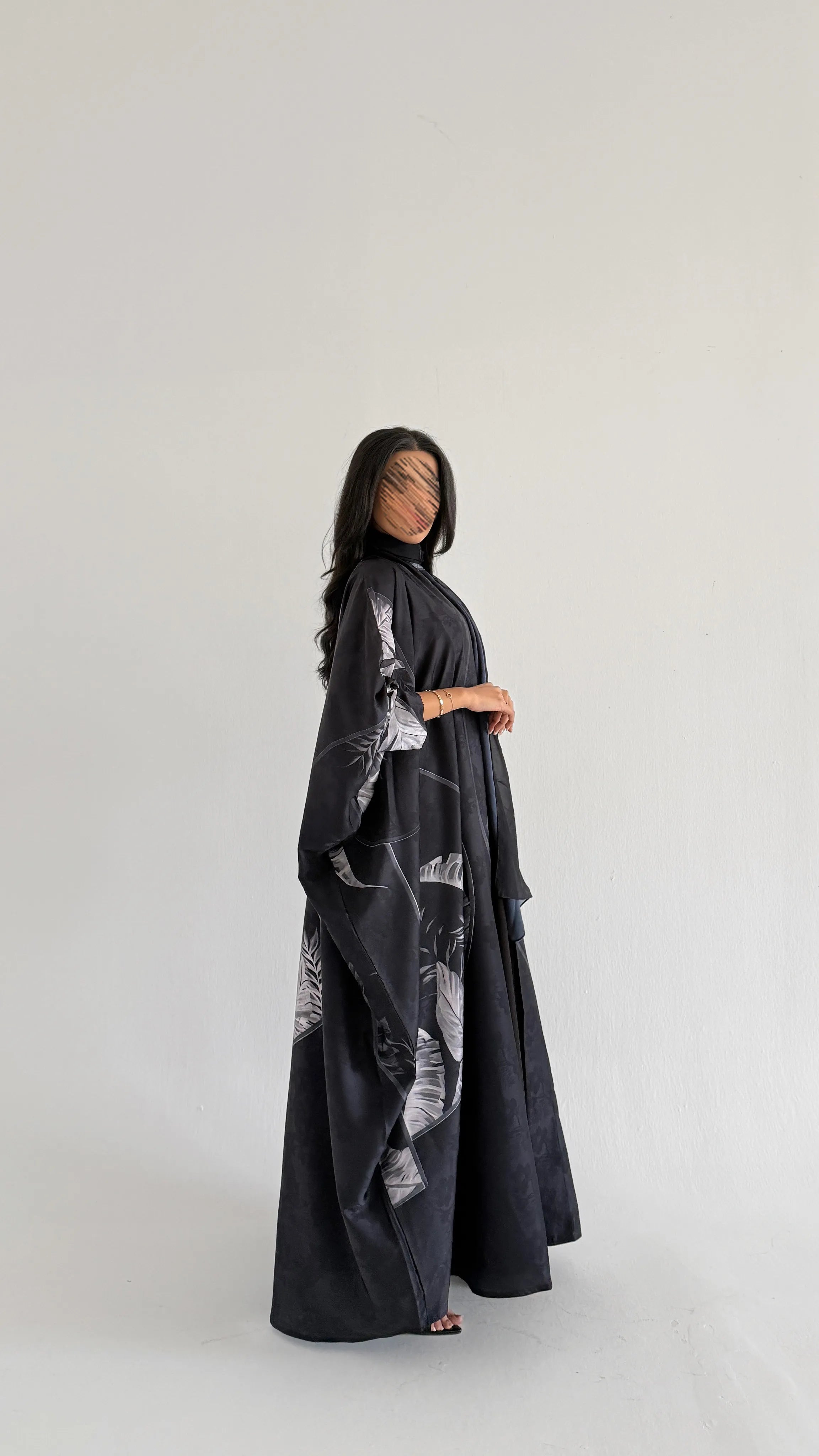 MWT1431 عباية طباعة | Printed Abaya - Aya