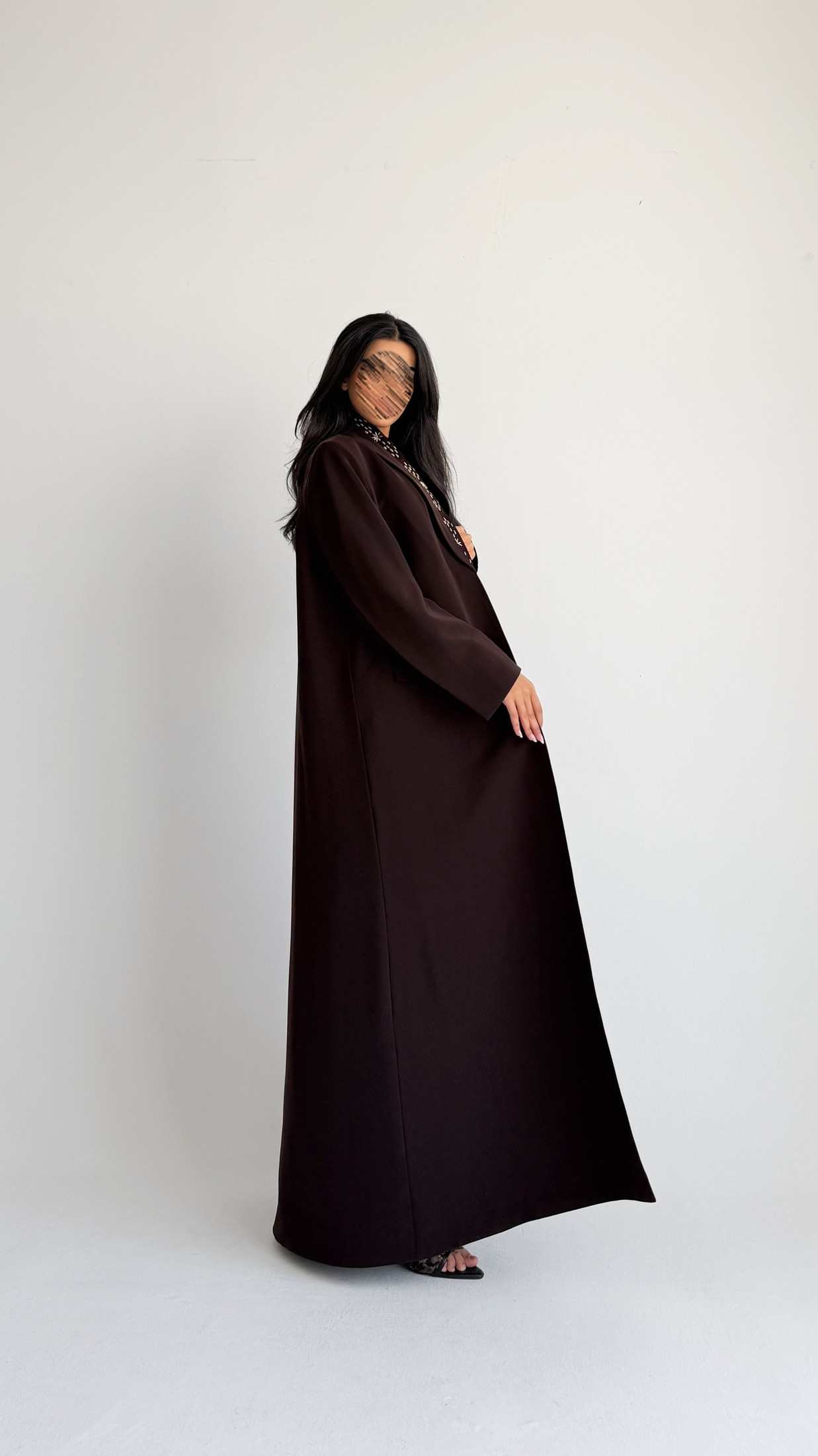 MWT1214 - عباية بليزر|  Blazer Abaya - Aya